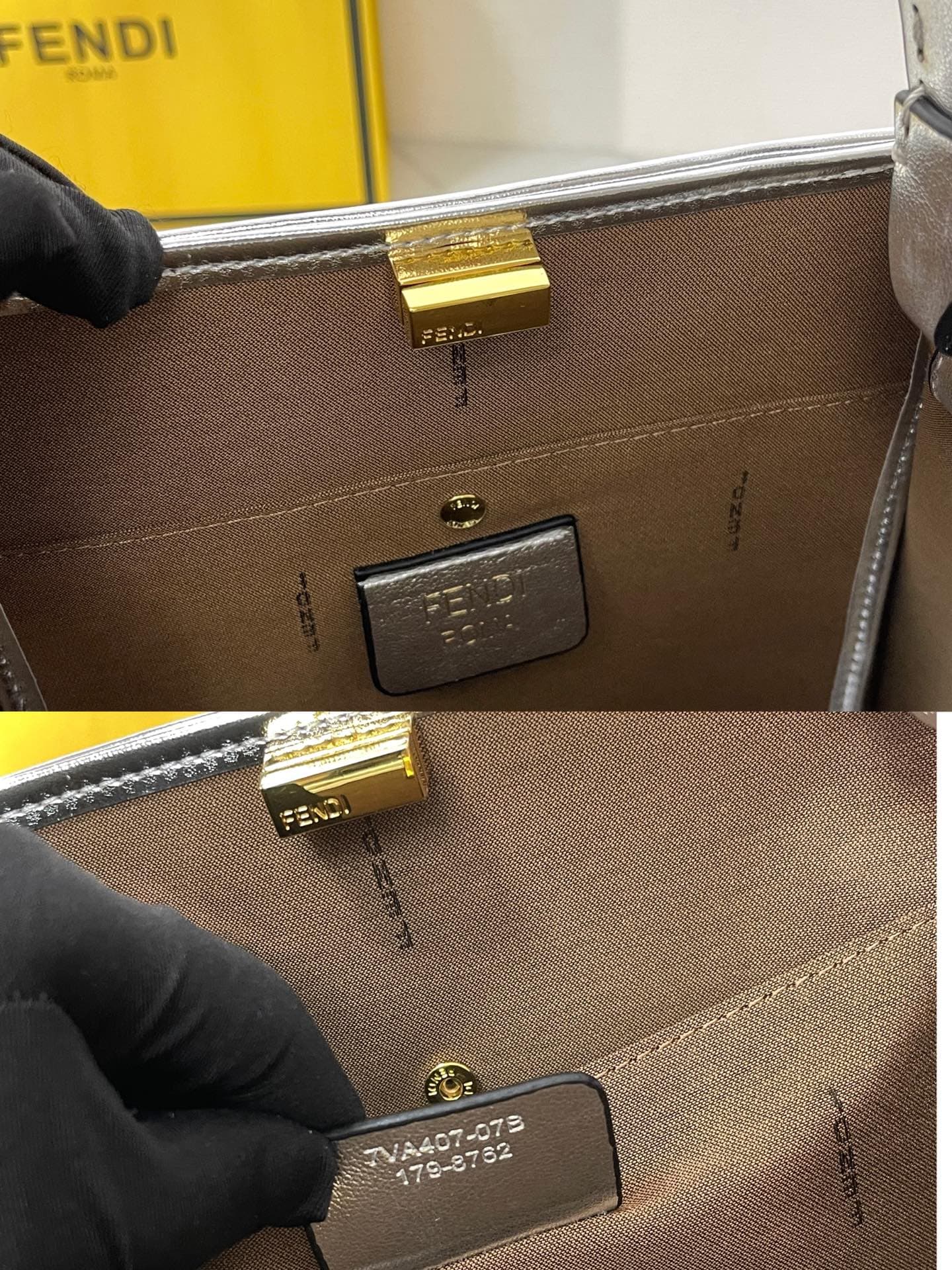 C2806 Fendi Perkaboo tote bags are basic models that can be used as beach bags. They feature heavy-duty embossing techniques, offering a vintage look while remaining durable. Made from high-quality leather material—unlike before, you can immediately notic — image 6