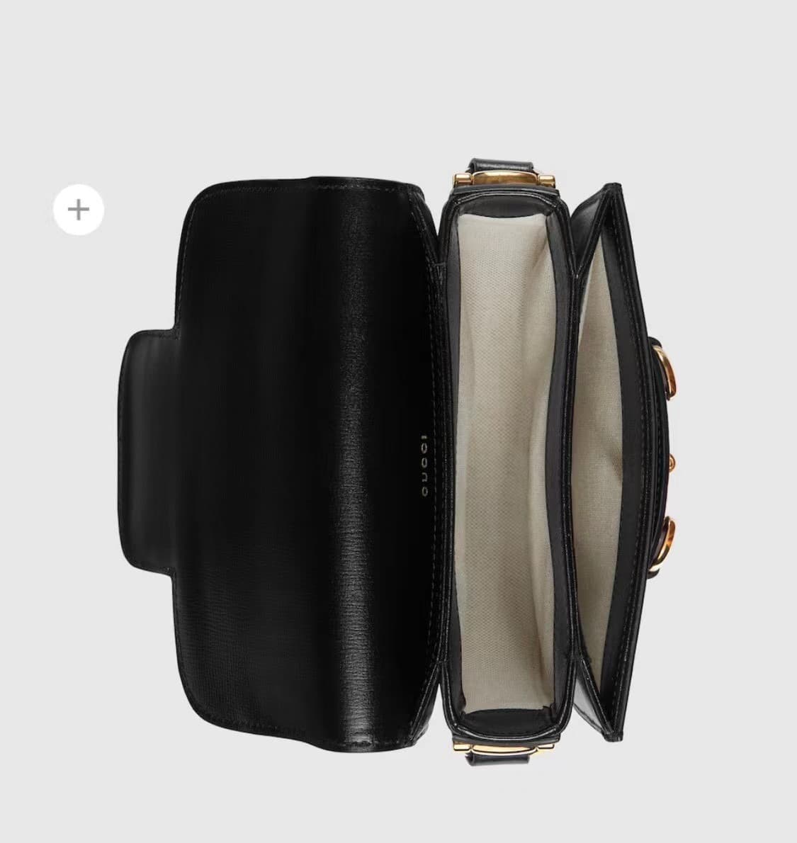 C4070 The Gucci “Aria – Fashion Ode” collection of original leather mini crossbody bags reinterprets classic elements using modern techniques. The bamboo pattern is one of Gucci’s iconic elements; it has appeared in various collections since the 1990s. Af — image 3