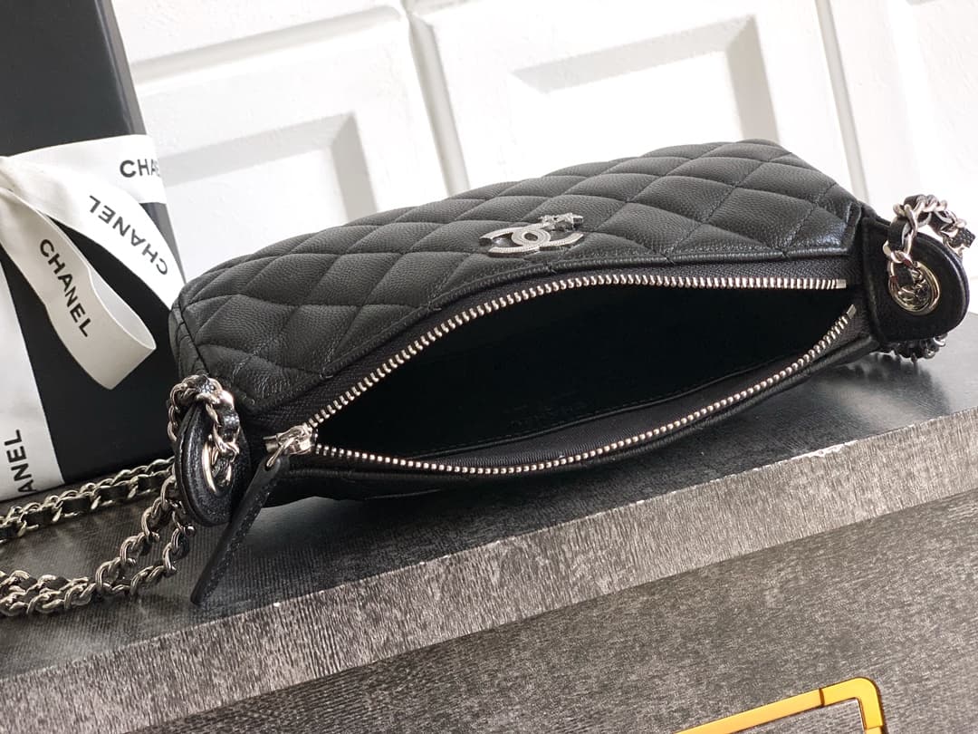 C727 OHANEL🚩🚩🚩 Chanel 25b sequin-star🌟🌟 perforated logo mahjong bag – I really like it! It has a classic design; can be worn on the shoulder or slung over the shoulder. This season, it features sequin stars and a perforated logo, which is very delicate. T — image 8