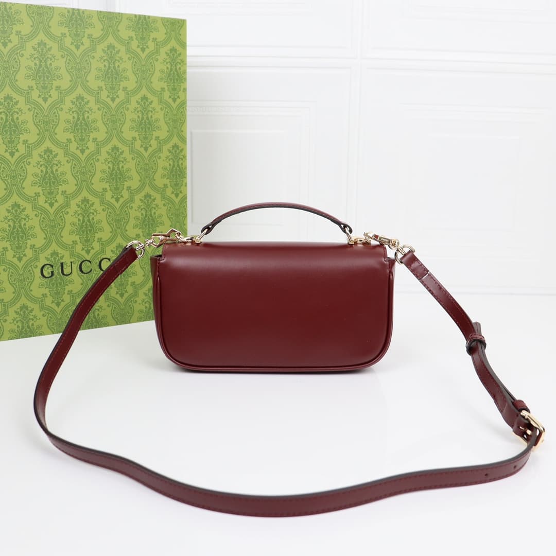 C4031 🌟 The Gucci Horsebit 1955 collection/series mini shoulder bag is featured in a promotional advertisement for the Qixi Festival, created under the vision of creative director Sabato De Sarno. This new handbag from the Gucci Horsebit 1955 series embod — image 6