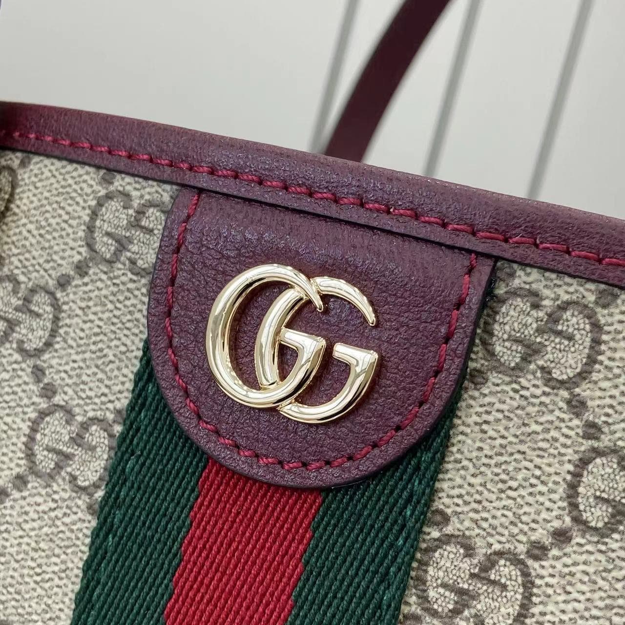 C4018 💎430💎‼️【New Product】The Ophidia collection features innovative shapes and functions. Designed with a distinctive beige and brown color scheme, it creates soft, modern bag items. — image 5