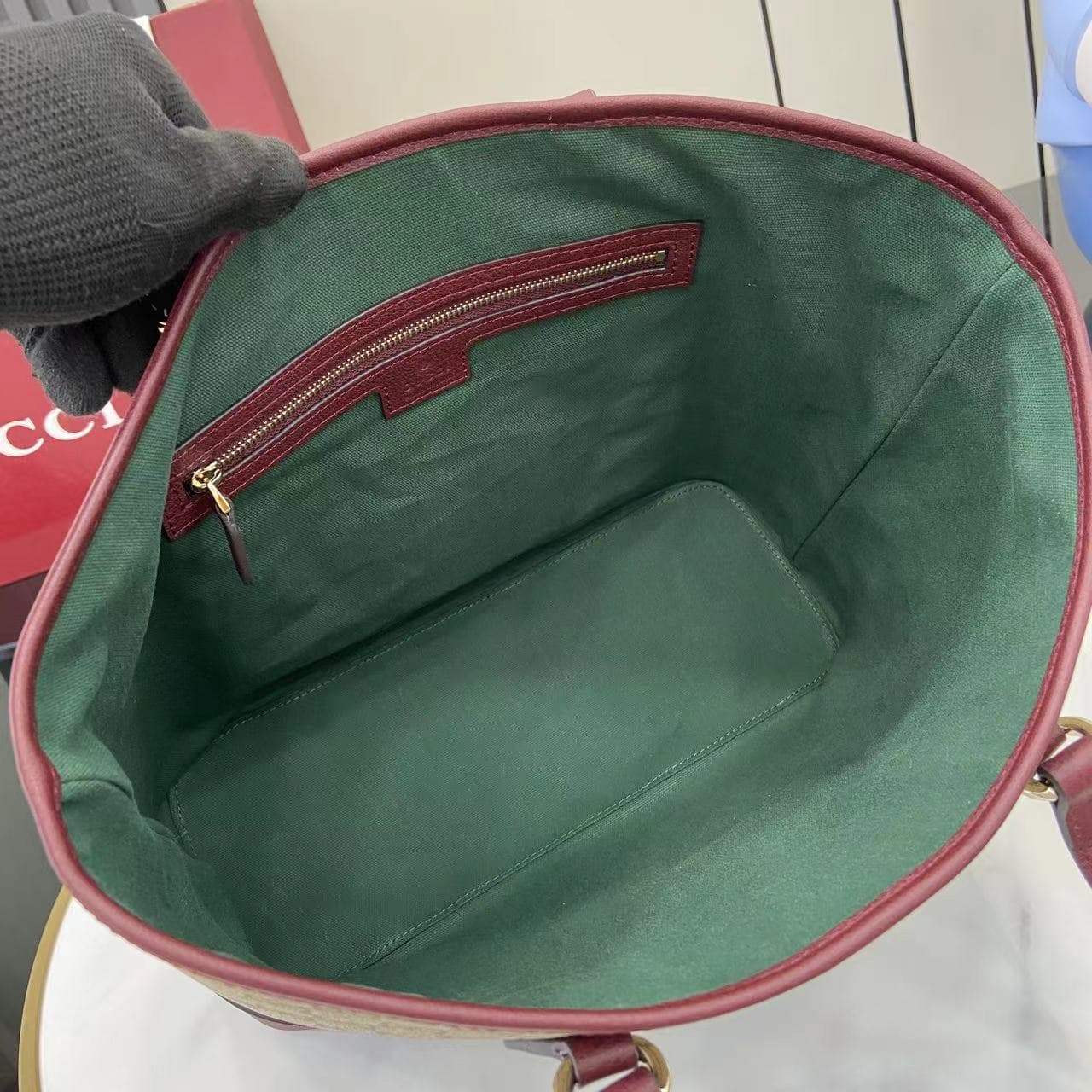 C4018 💎430💎‼️【New Product】The Ophidia collection features innovative shapes and functions. Designed with a distinctive beige and brown color scheme, it creates soft, modern bag items. — image 8