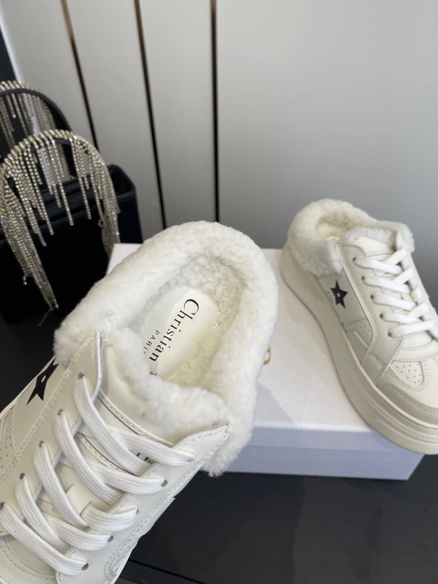 D5729 🏧𝐃𝐢𝐨𝐫 Dioxo autumn/winter new model – woolen🐑 with a thick heel, semi-towable style. Classic, elegant, and comfortable; it looks great when worn, and enhances one’s style. It’s a top-tier version of the original design! — image 5