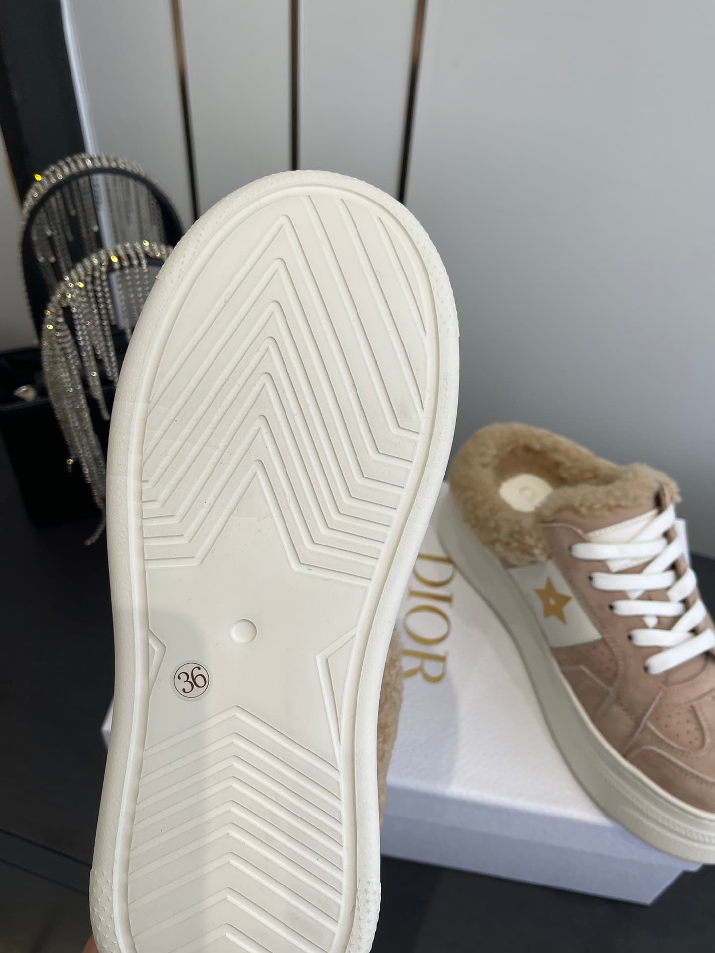 D5727 🏧𝐃𝐢𝐨𝐫 Diō’s new autumn/winter collection – woolen shoes with a thick sole and a semi-tramp style. Classic, elegant, and comfortable; they look great when worn, and enhance one’s style. It’s a top-quality version of the original design! — image 6