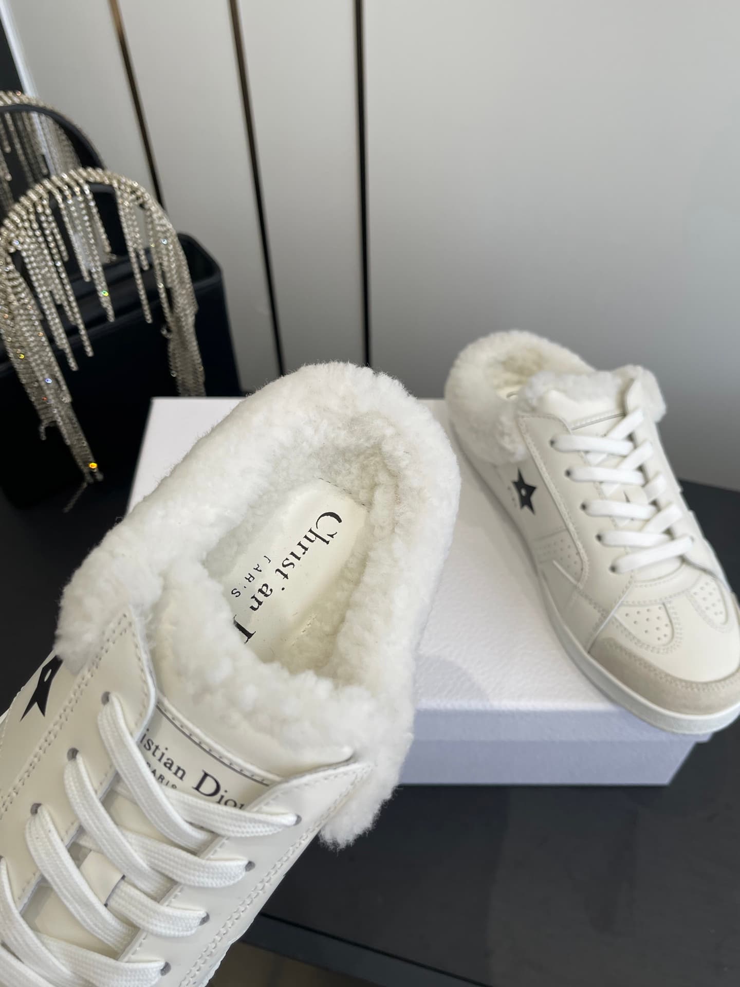D5726 🏧𝐃𝐢𝐨𝐫 Dioxi’s new autumn/winter collection – woolen shoes with a thin sole and semi-towable design. Classic, elegant, and comfortable; they look great when worn, and truly reflect one’s style. It’s a top-tier product! — image 5