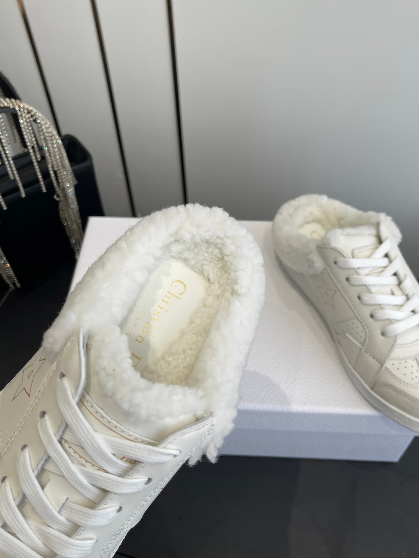 D5725 🏧𝐃𝐢𝐨𝐫 Dioxo autumn/winter new model – woolen shoes with a thin sole and semi-tramp style. Classic, elegant, and comfortable; they look great when worn, and enhance one’s style. It’s a top-quality version, developed in its original form! — image 5