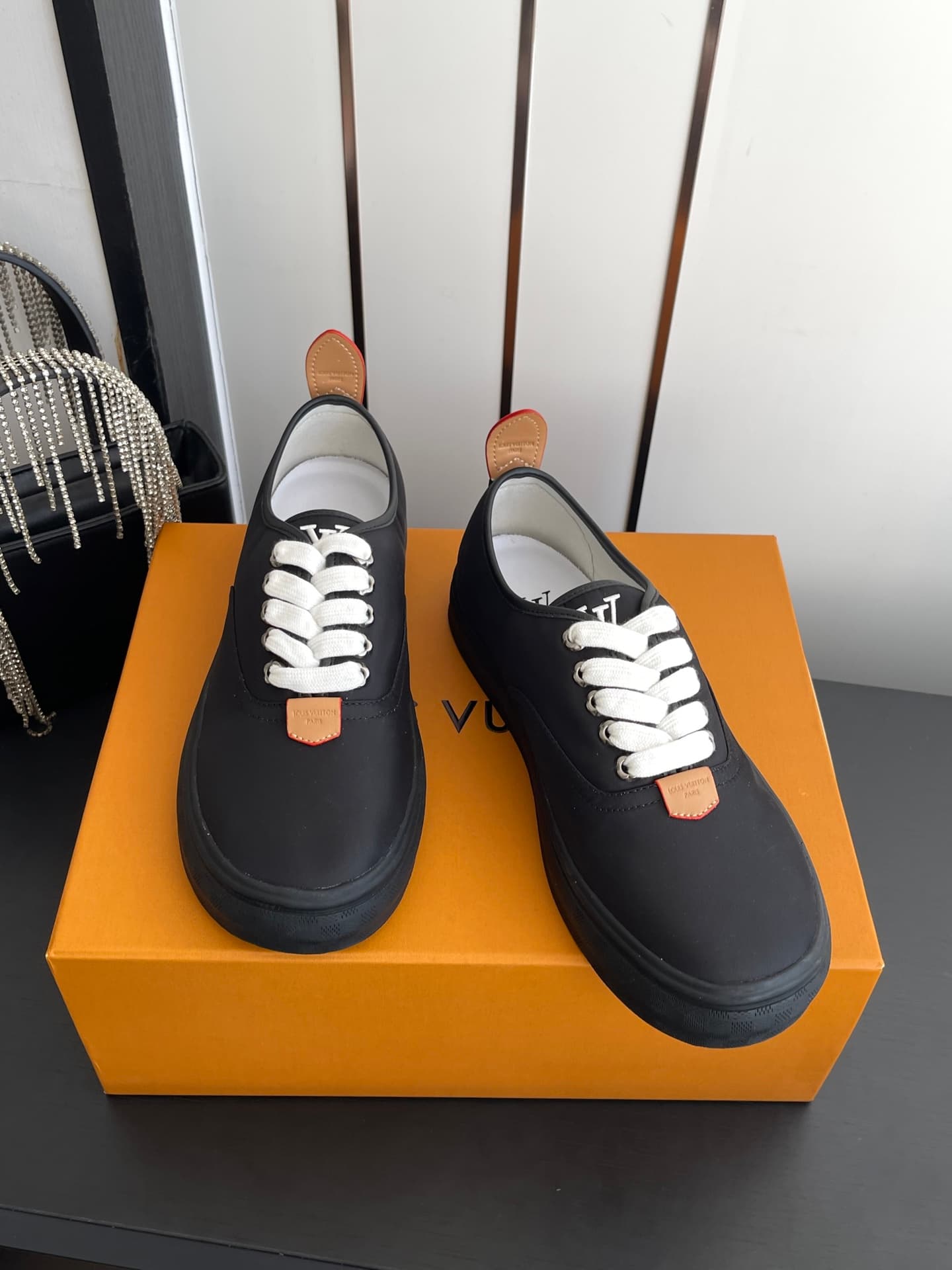 D9103 🏧𝐋𝐕 Louis Vuitton 2027 spring/summer runway model LV Combi flat shoes, canvas printed casual shoes💁‍♂️ Men’s board shoes. — image 6