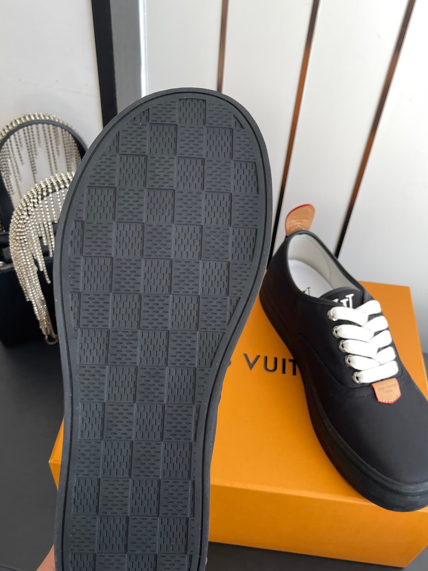 D9103 🏧𝐋𝐕 Louis Vuitton 2027 spring/summer runway model LV Combi flat shoes, canvas printed casual shoes💁‍♂️ Men’s board shoes. — image 8