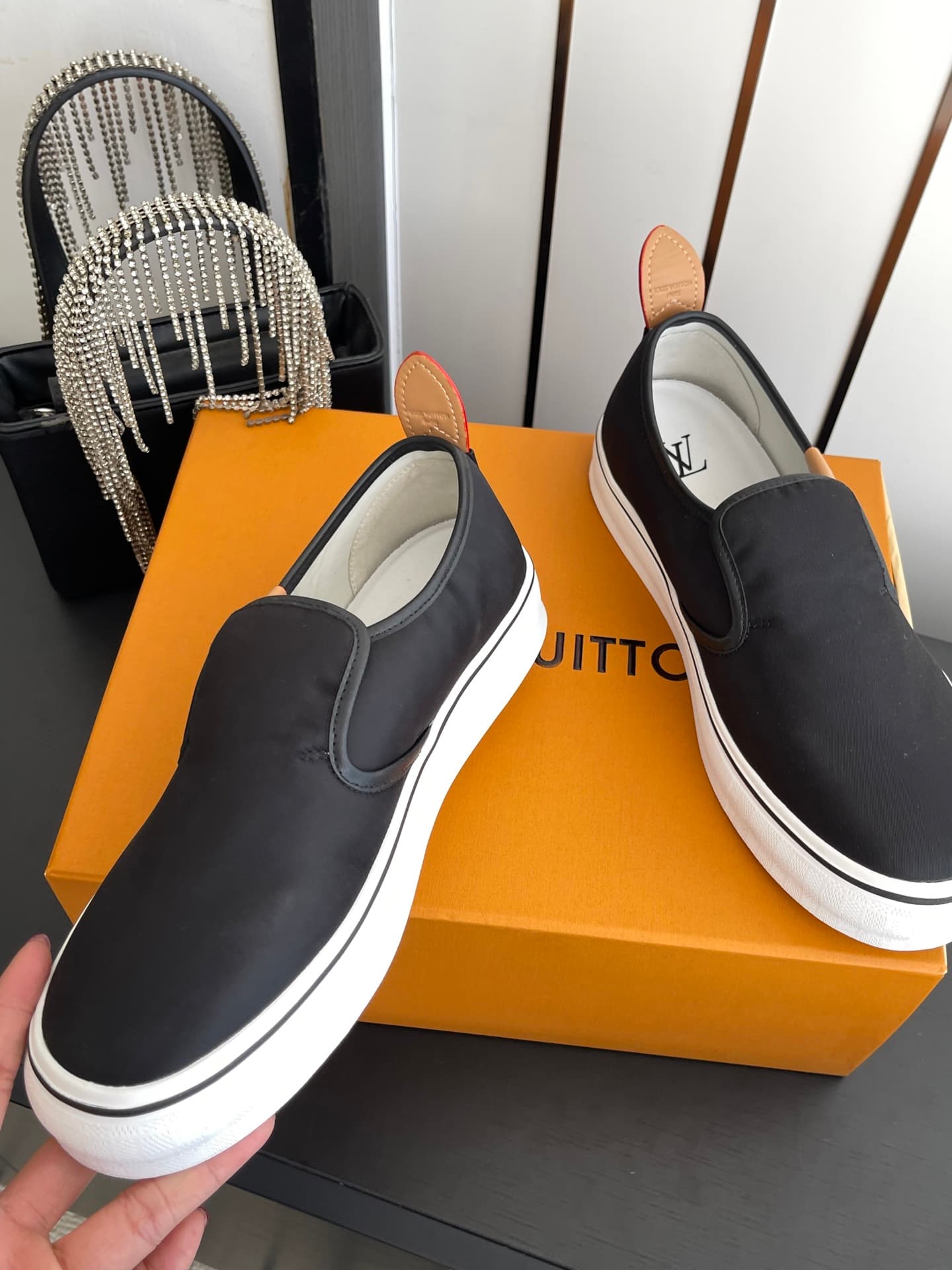 D9110 🏧𝐋𝐕 Louis Vuitton 2027 spring/summer runway version LV Combi flat shoes, canvas printed casual shoes💁‍♂️ Men’s board shoes. — image 3