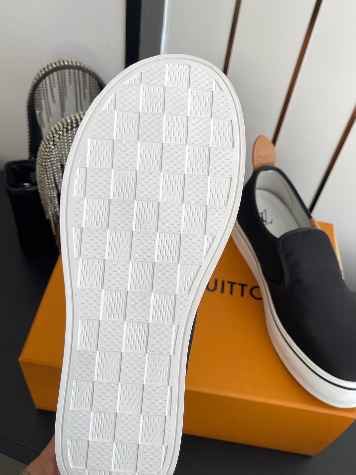 D9110 🏧𝐋𝐕 Louis Vuitton 2027 spring/summer runway version LV Combi flat shoes, canvas printed casual shoes💁‍♂️ Men’s board shoes. — image 8