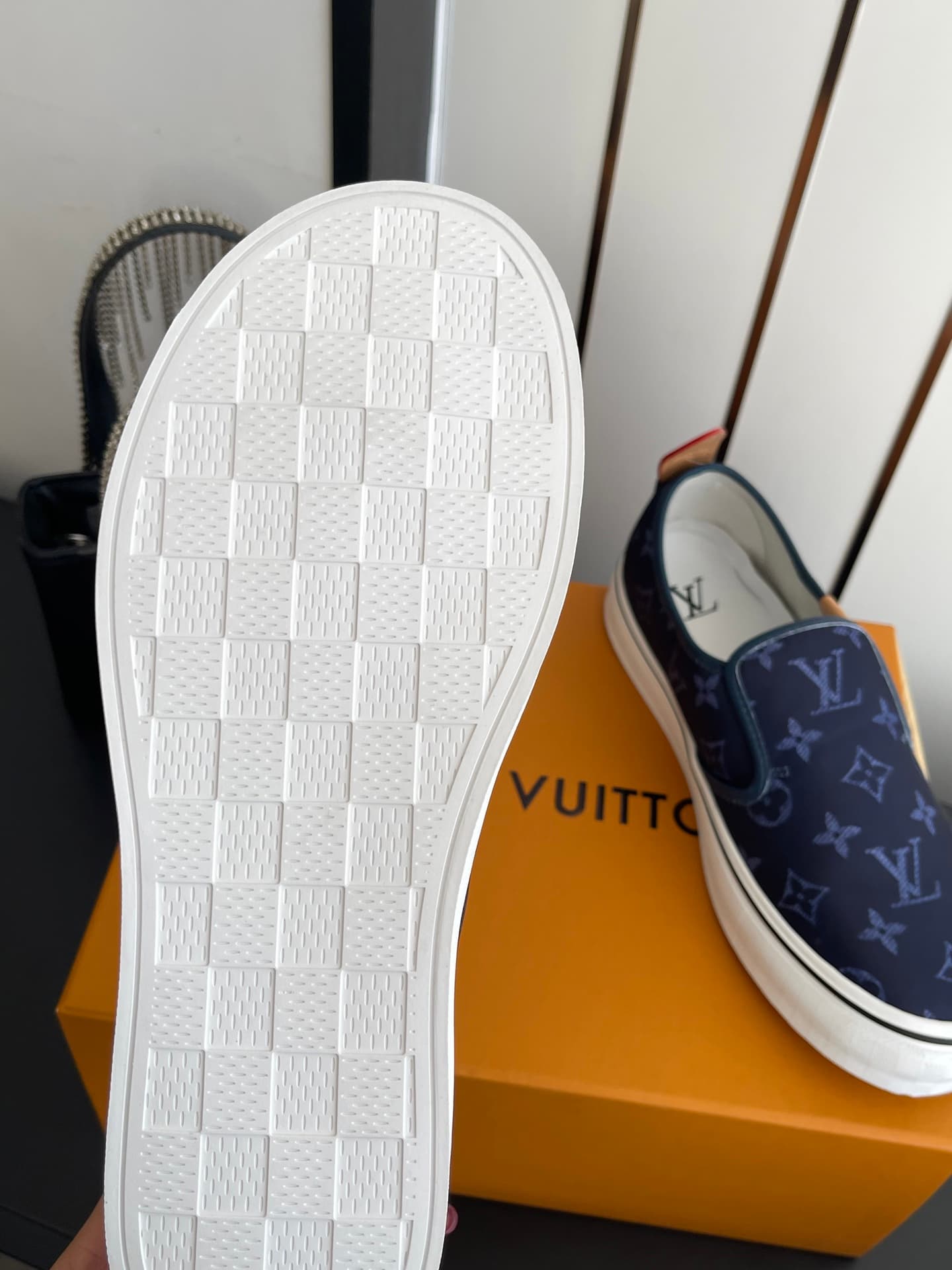 D9117 🏧𝐋𝐕 Louis Vuitton 2027 spring/summer runway version LV Combi flat shoes, canvas printed casual shoes💁‍♂️ Men’s board shoes. — image 8