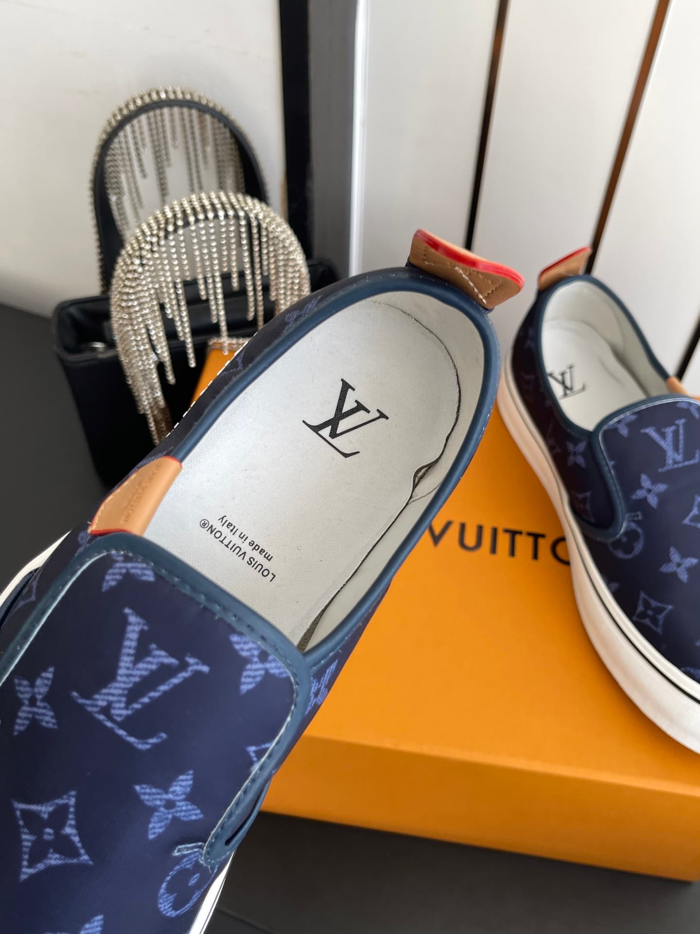 D9117 🏧𝐋𝐕 Louis Vuitton 2027 spring/summer runway version LV Combi flat shoes, canvas printed casual shoes💁‍♂️ Men’s board shoes. — image 4
