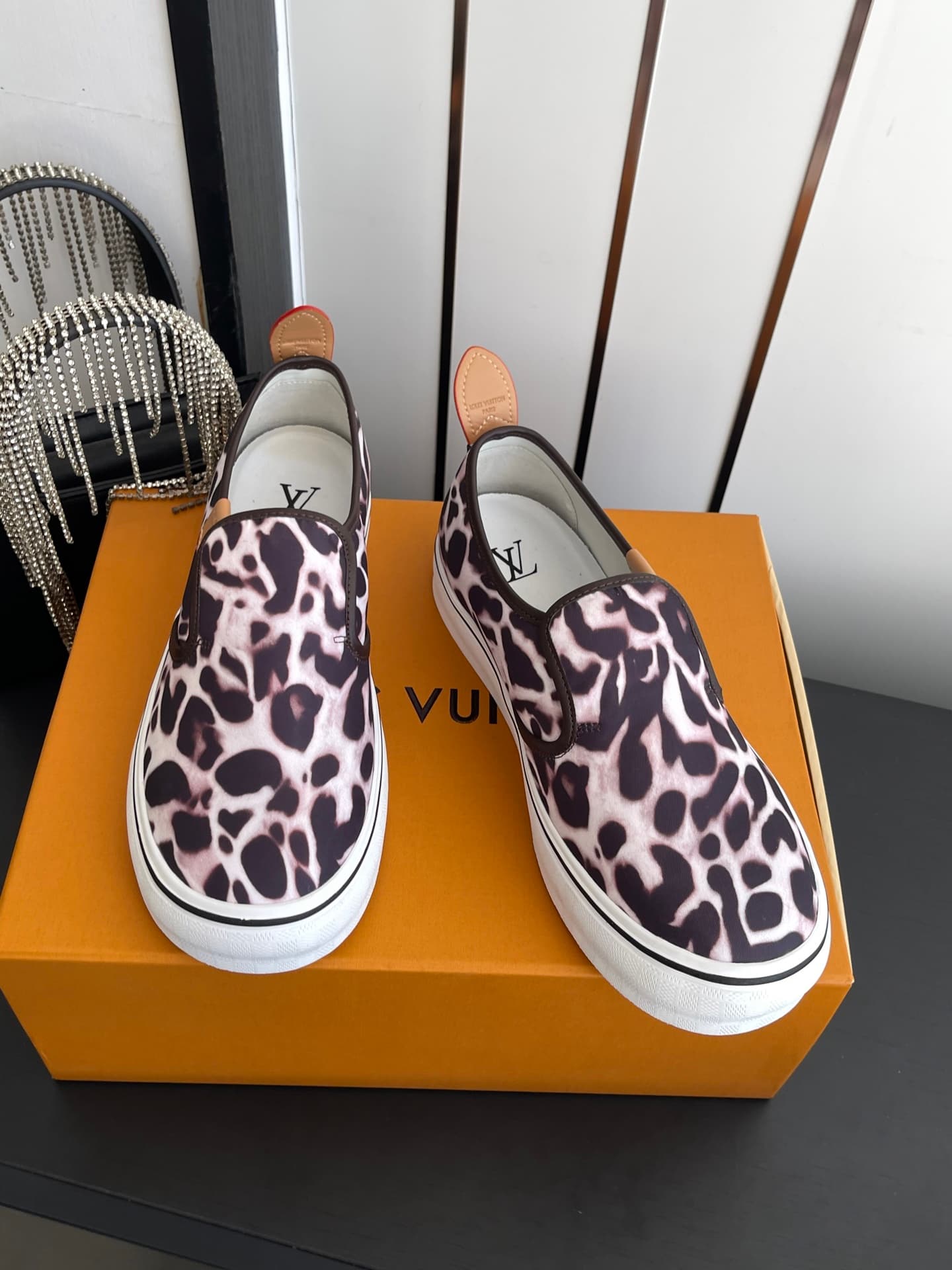 D9115 🏧𝐋𝐕 Louis Vuitton 2027 spring/summer runway-style LV Combi flat shoes, canvas printed casual shoes💁‍♂️ Men’s board shoes. — image 6