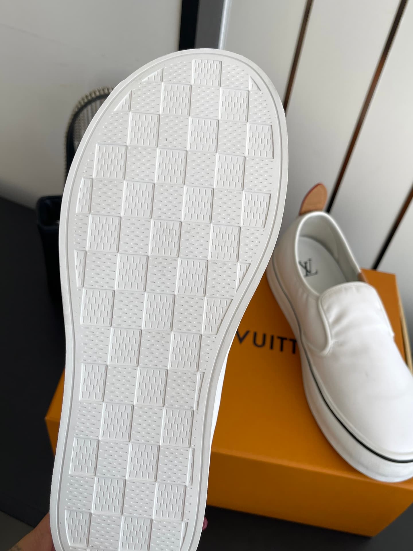 D9111 🏧𝐋𝐕 Louis Vuitton 2027 spring/summer collection – LV Combi flat shoes with canvas prints and casual design💁‍♂️ Men’s board shoes. — image 8