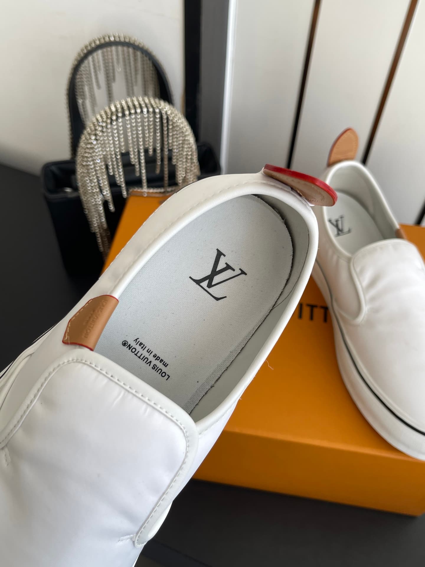 D9111 🏧𝐋𝐕 Louis Vuitton 2027 spring/summer collection – LV Combi flat shoes with canvas prints and casual design💁‍♂️ Men’s board shoes. — image 4