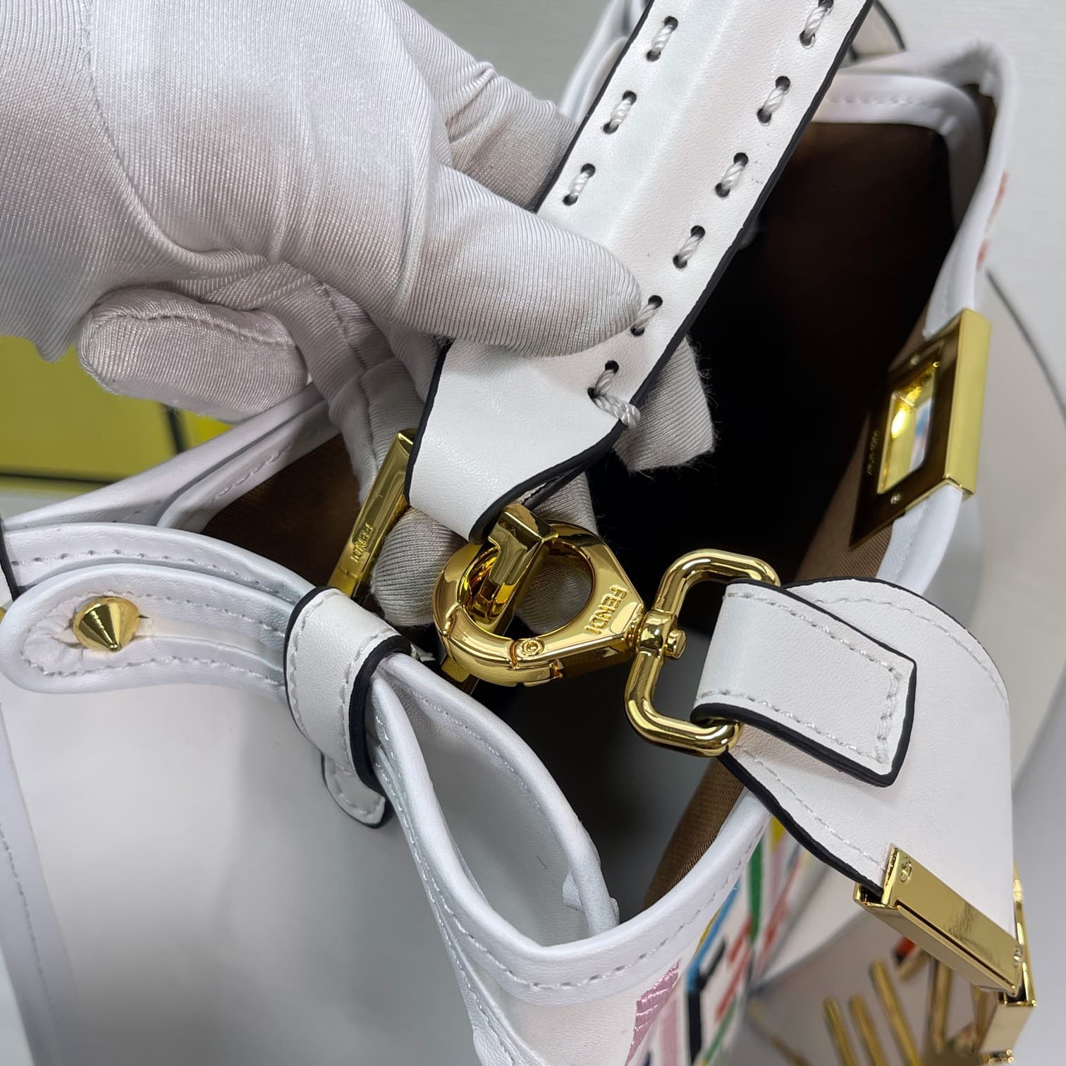 C2804 Fendi Perkaboo tote bags are basic models that can be used as beach bags. They feature heavy-duty embossing techniques, offering a vintage look while remaining durable. Made from high-quality leather material—different from previous models, you can  — image 7