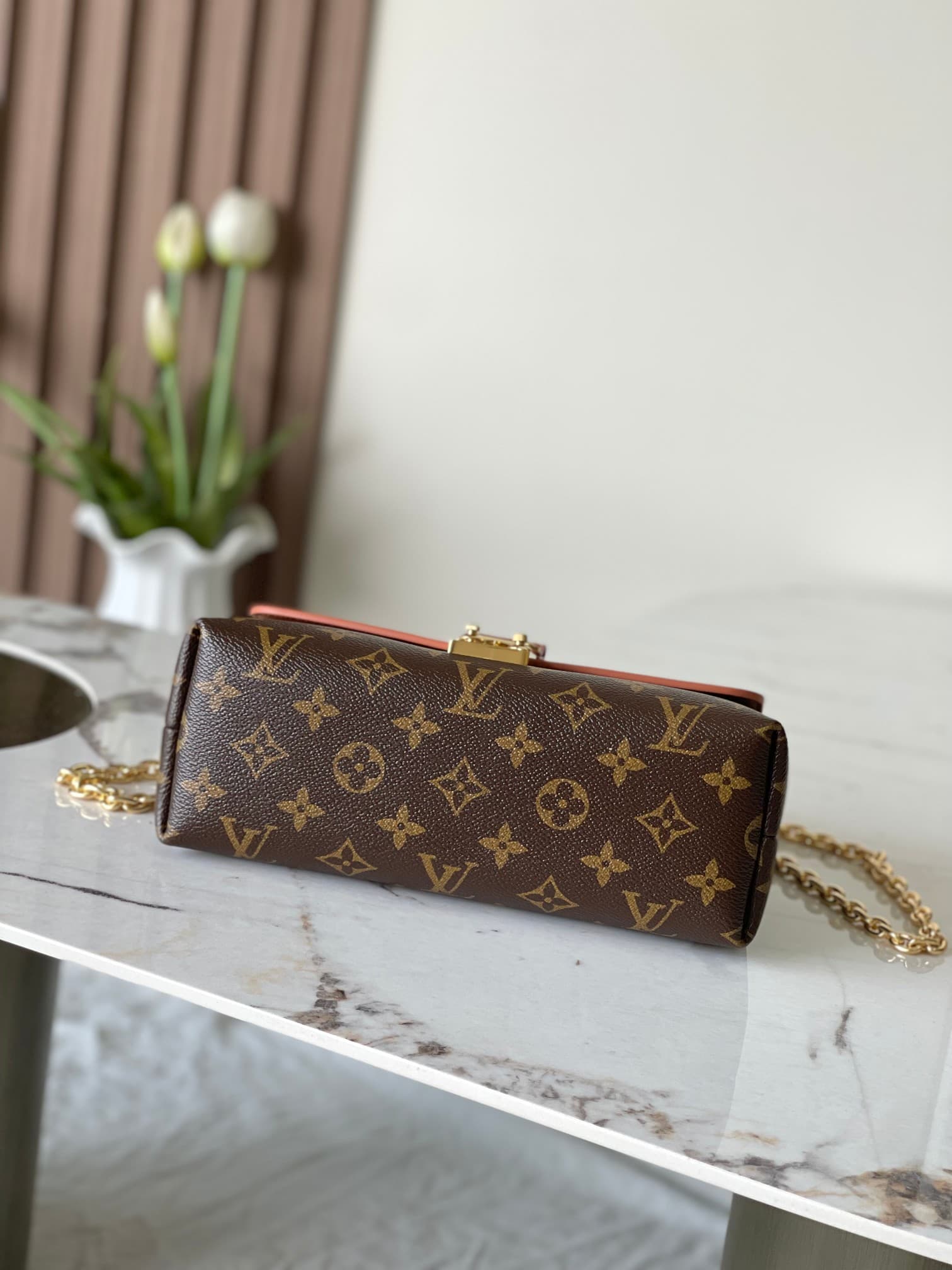 C5179 Original model with enhanced features + semi-stainless steel hardware. 163C dynamic chip [Madeleine BB handbag]. m28424 – watermark/black color. m28588 – watermark/brown color. — image 4