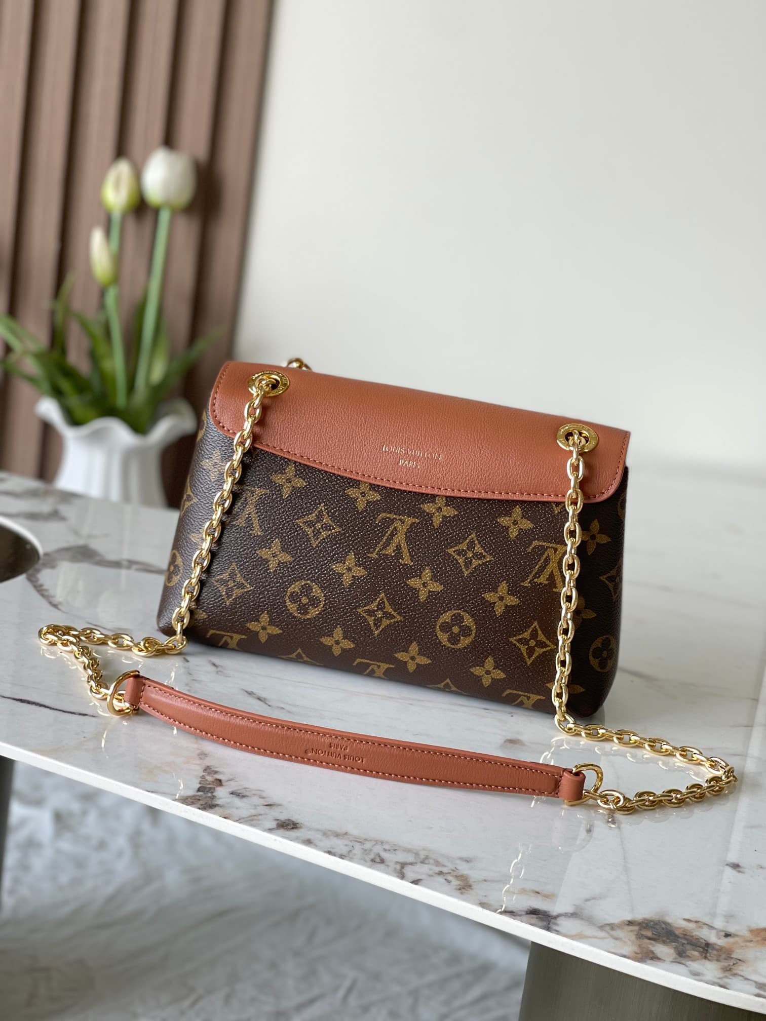 C5179 Original model with enhanced features + semi-stainless steel hardware. 163C dynamic chip [Madeleine BB handbag]. m28424 – watermark/black color. m28588 – watermark/brown color. — image 3