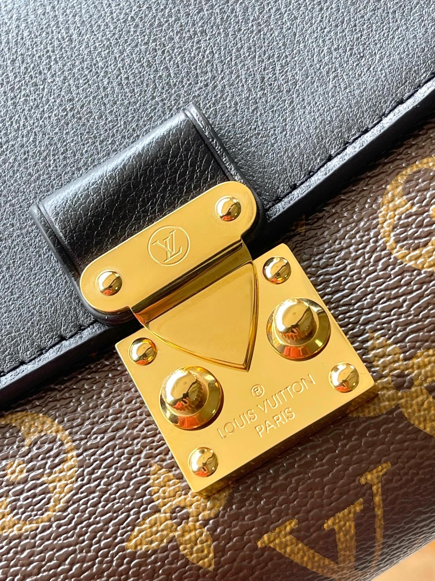C5178 Original model enhanced version + semi-steel hardware, 163C dynamic chip [Madeleine BB handbag] m28424, gothic/black color; m28588, gothic/brown color — image 5