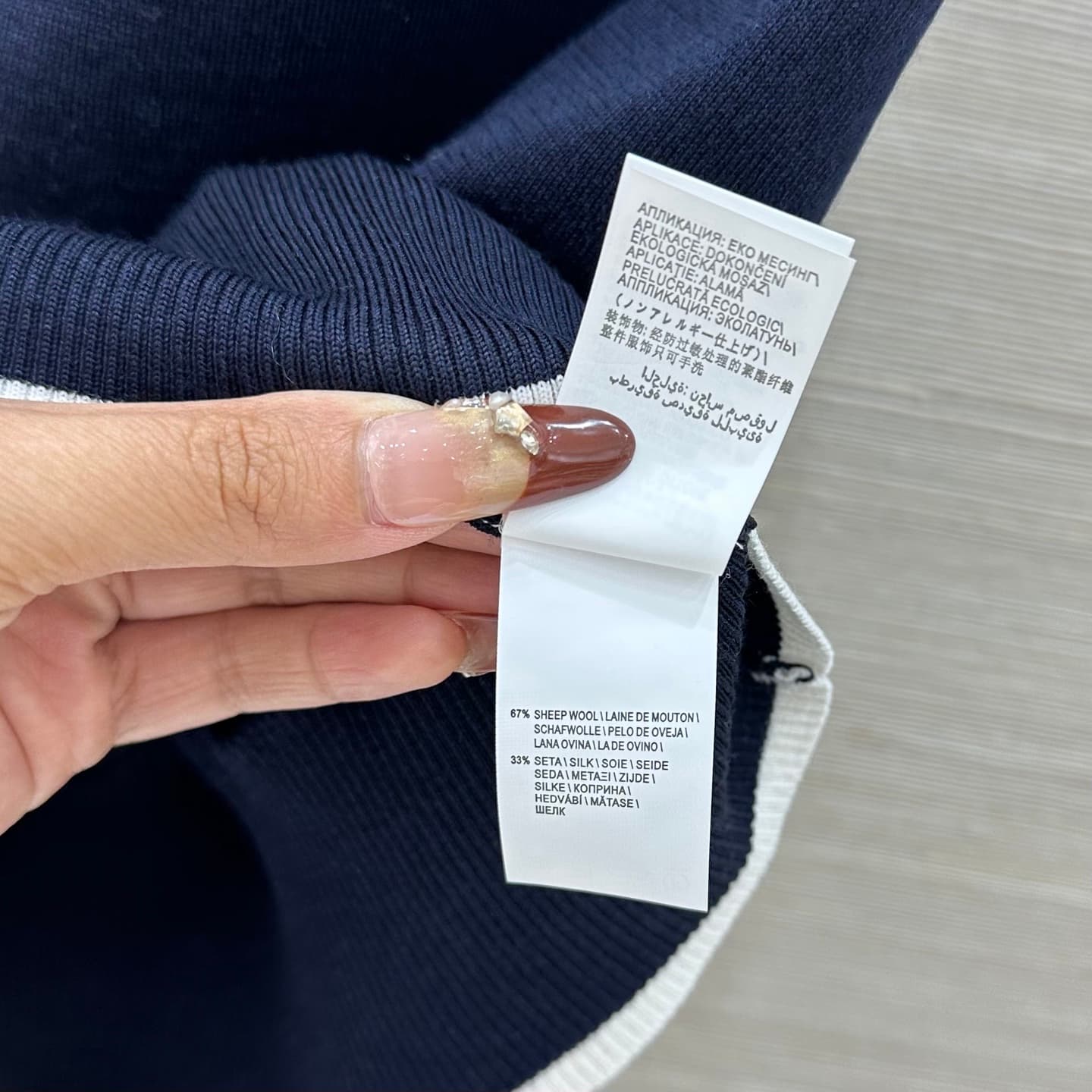 C18535 vp is released exclusively by vp❤️, with high-quality original products! TB British-style fashion for aging prevention – 26 is a new product for early spring. It features a tennis racket-inspired design with open silk-wool short sleeves! A must-hav — image 7