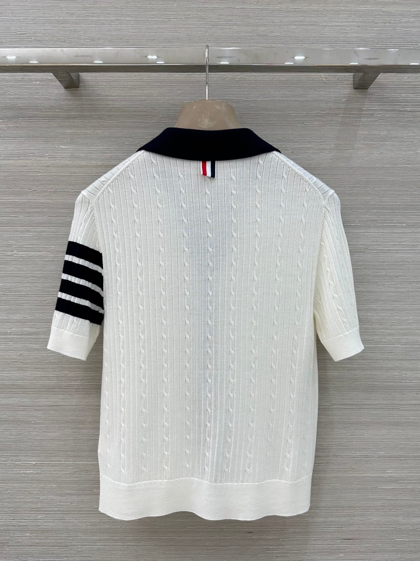 C18534 Exclusive release by VP❤️, high-quality original product! TB British-style fashion for aging prevention – 26 new spring collection. Short sweater with Little dog embroidery and open-weave silk-wool material! A must-have for fashion lovers. YB custo — image 8