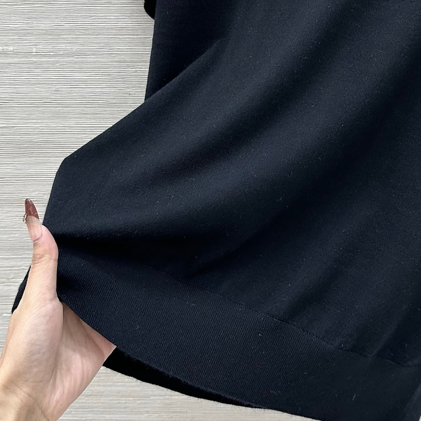 C18544 VP exclusive release 🍒 High-quality original items! RL long-term strategy, stylish and intelligent fashion choices! 18 custom knitting with 100% wool yarn – fine and comfortable texture. Classic round-necked rider embroidered short sleeves top. Ele — image 7