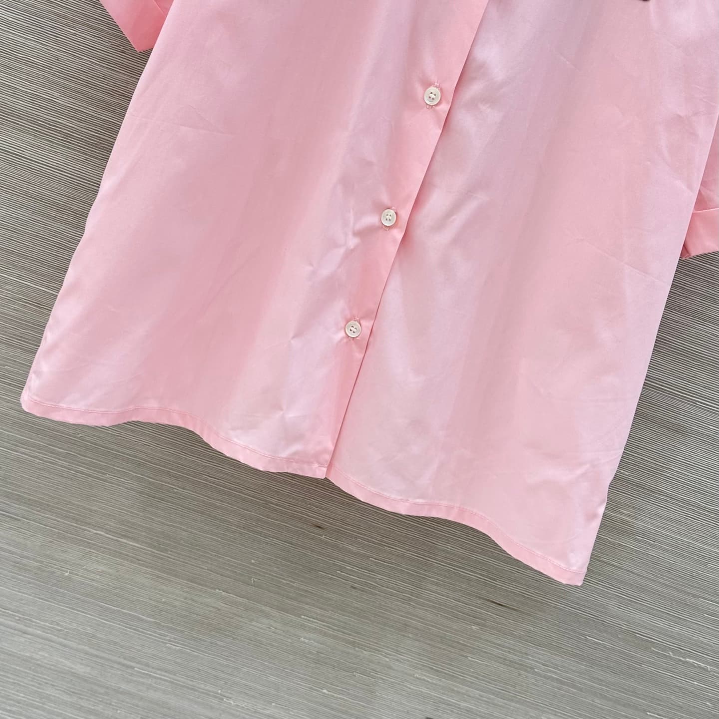 C18550 Exclusive release ❤️ High-quality original design 🌸 Perfect for young girls’ outfits! A shirt with a chic collar style, designed in the style of the “Intellectual Girl Academy”. Embroidered collar design! Short sleeves that combine sweetness and co — image 6