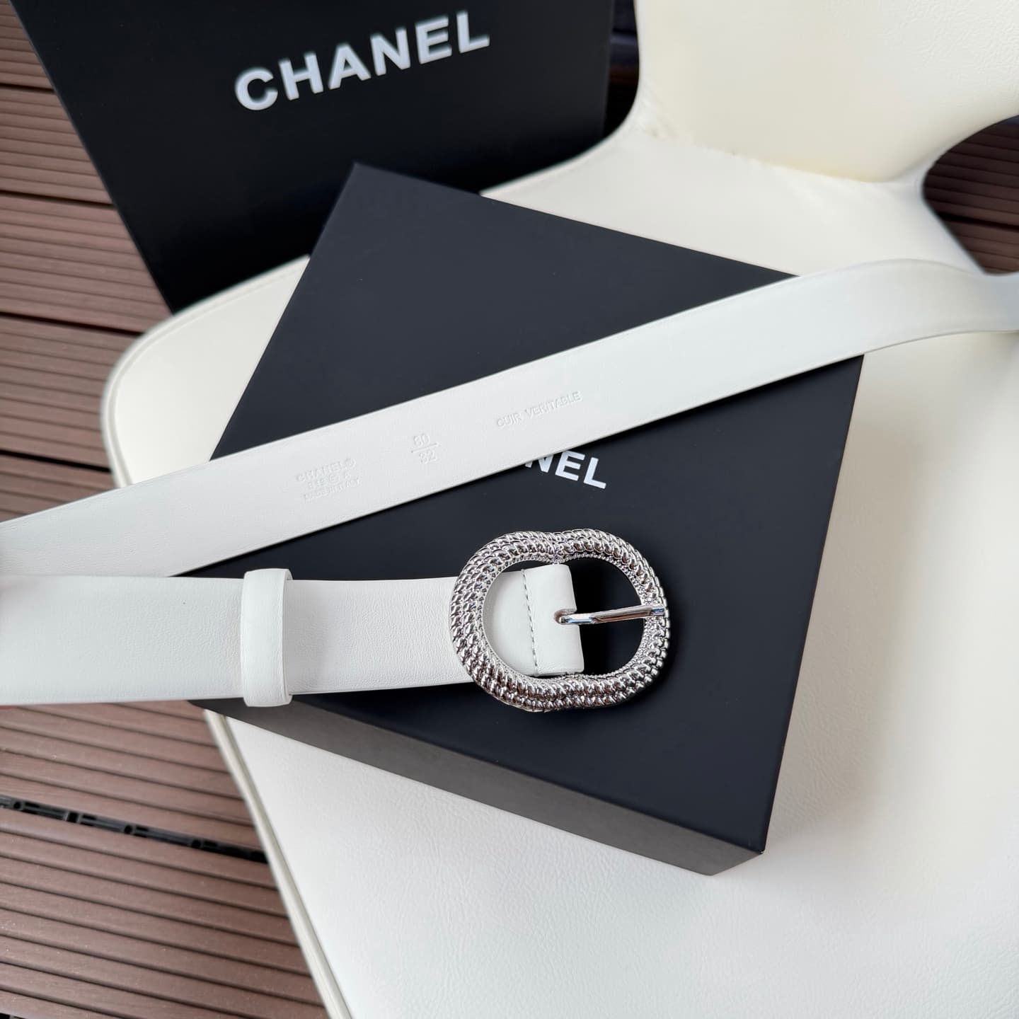 C32980 Xiangjia✨ Leather belt 30mm Leather belt — image 4