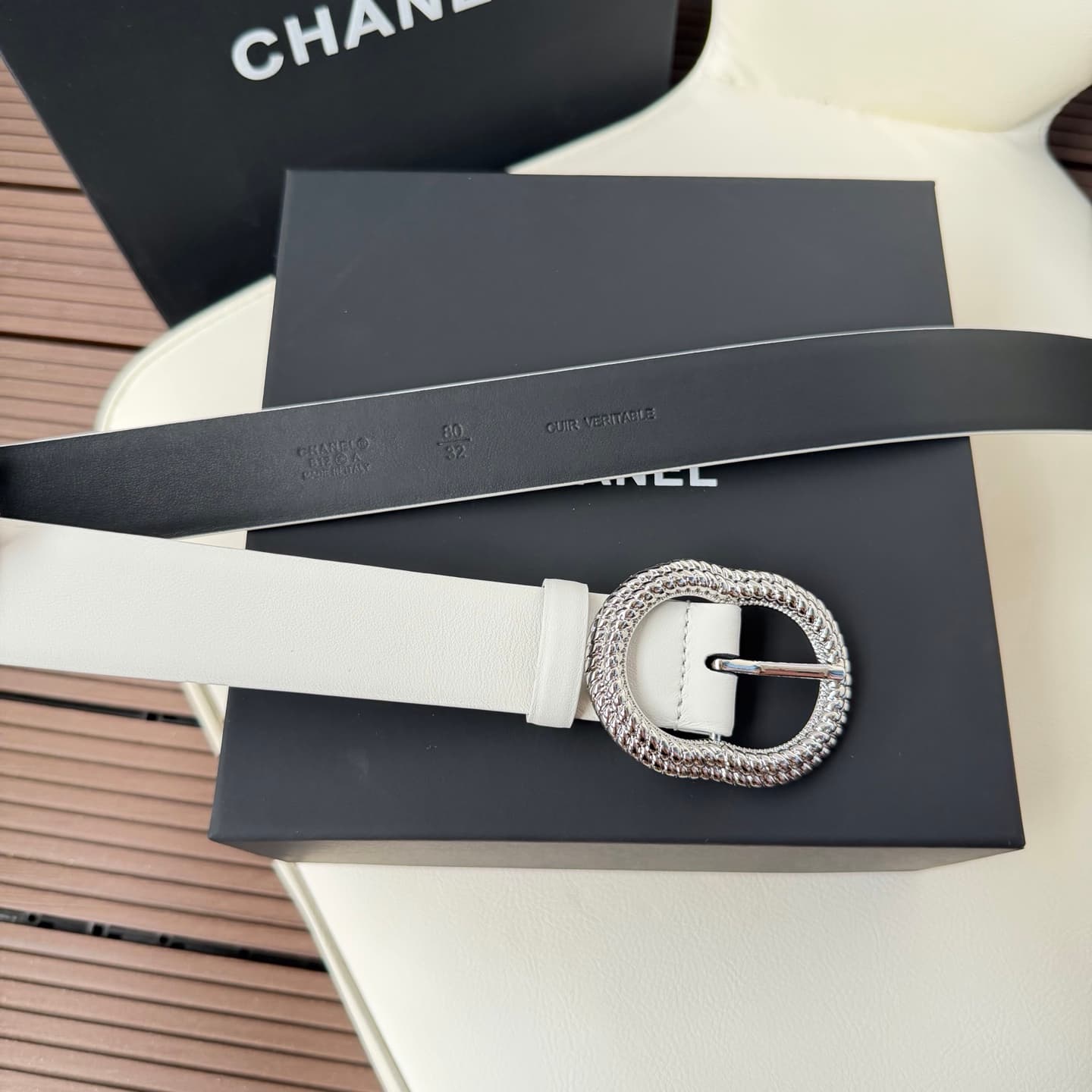 C32981 Xiangjia✨ Leather belt 30mm Leather belt — image 4