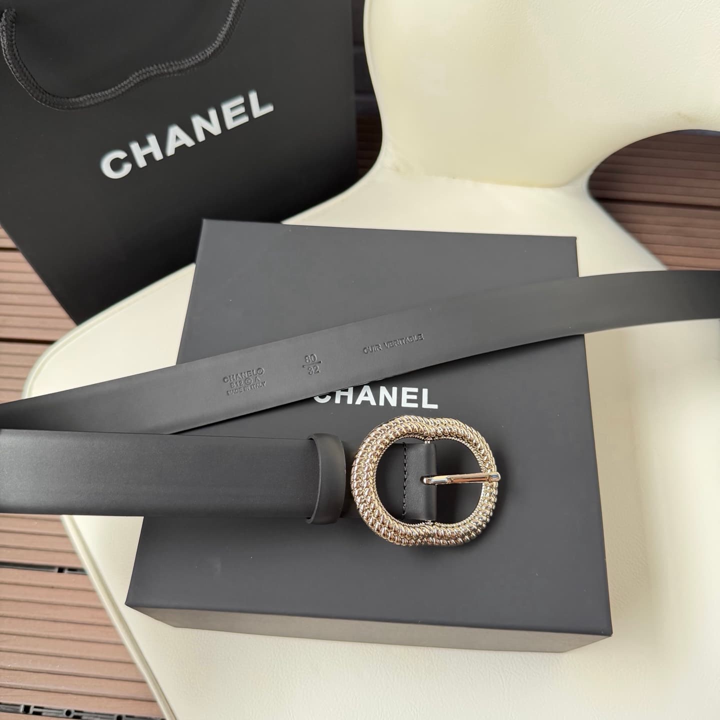C32978 Xiangjia✨ Leather belt 30mm Leather belt — image 5