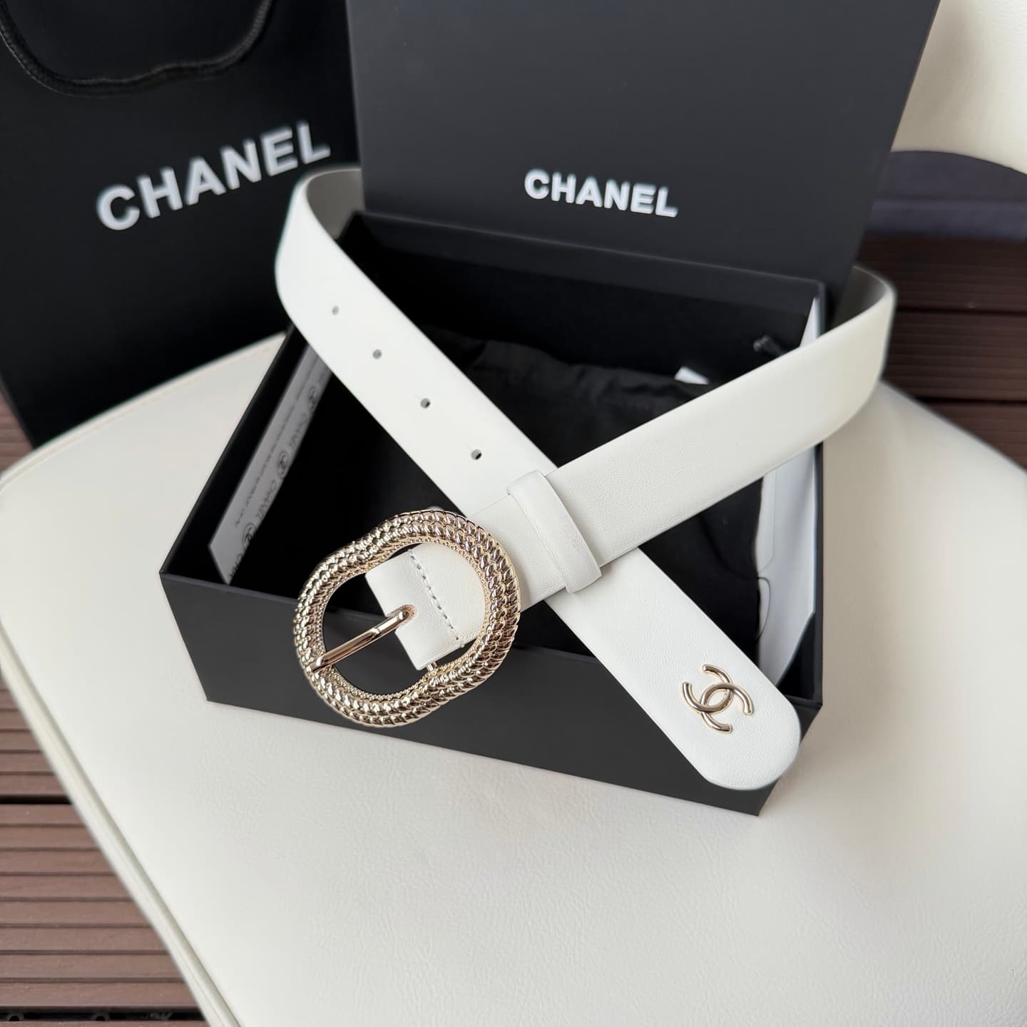 C32976 Xiangjia✨ Leather belt 30mm Leather belt — image 3