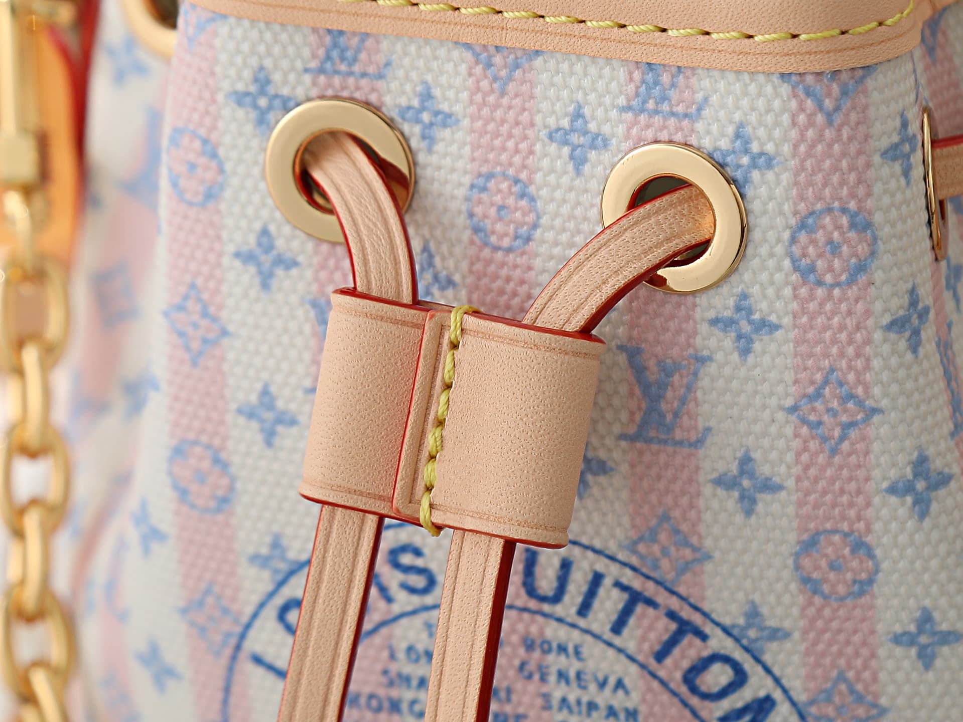 C5200 P【163C01 Dynamic Chip】‼️ Top-quality original items, enhanced version‼️ Nano Noé handbag made from LV Stamp canvas. It pays tribute to the brand’s exquisite craftsmanship and traditional manufacturing techniques. Equipped with detachable leather str — image 4