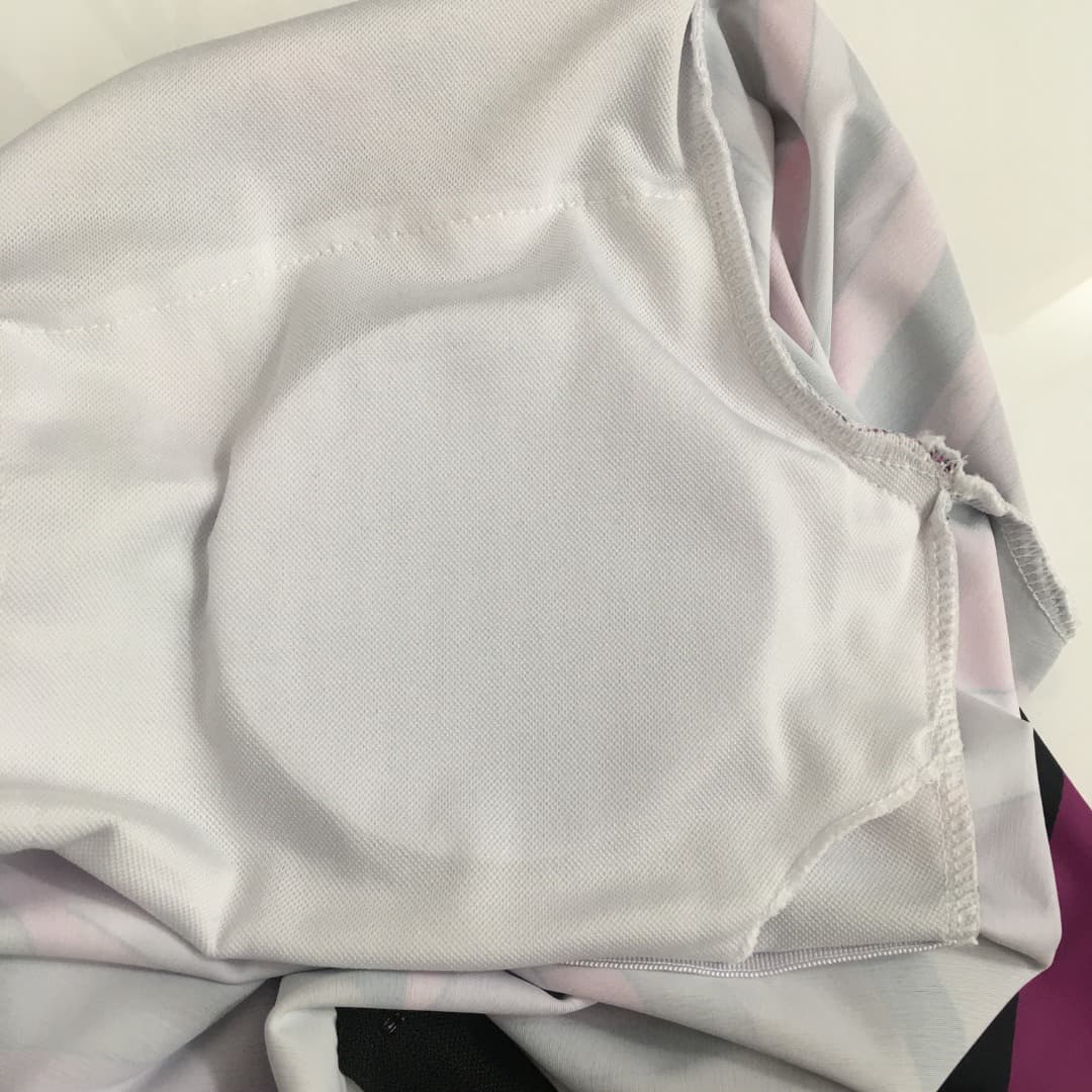 C24952 Style number 20250721 Pucc* New model, non-positioned, abstract print, long-sleeved bodysuit swimsuit (with chest pad), pink, S-XL. 【Size M: Chest circumference 76, sleeve length 55, total length 134】 — image 7