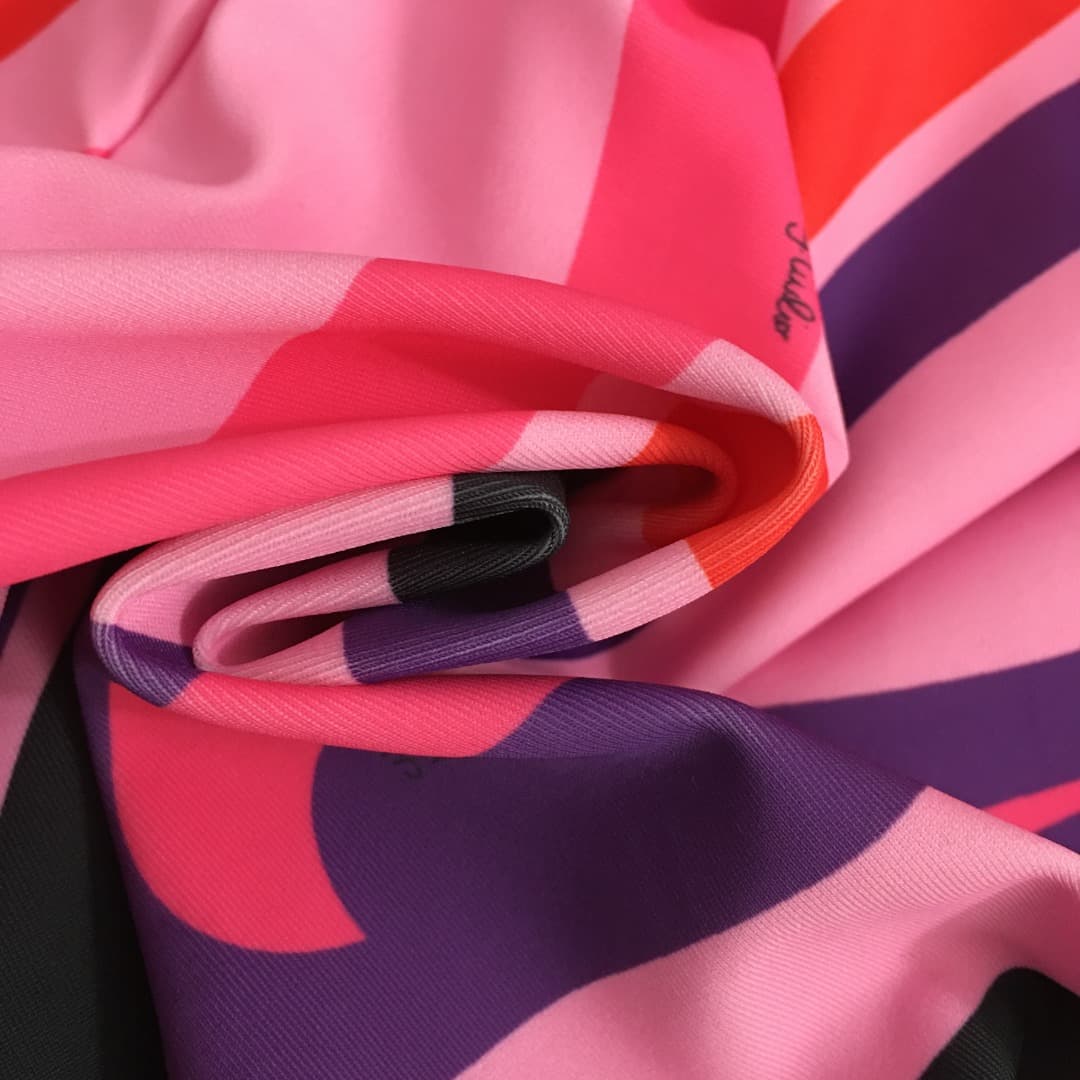 C24950 Style number 20252813 Pucc*. New model one-piece swimsuit with mixed-color prints and backless design, pink color, S-XL size. — image 8