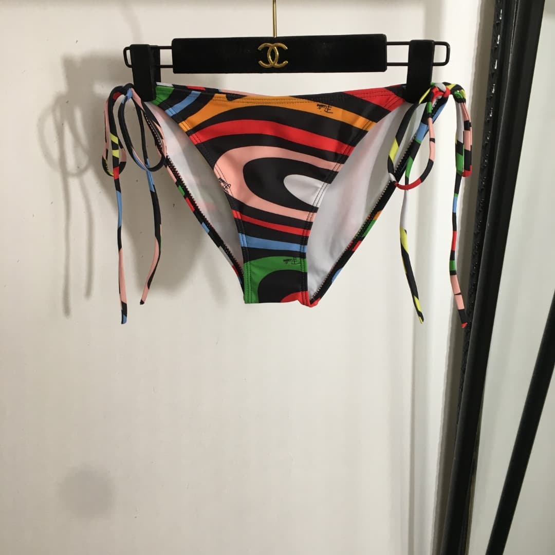 C24945 Product code: 20253617 Pucc*. New bikini set with rainbow print straps and triangle underwear. Colorful, sizes S-XL. — image 7