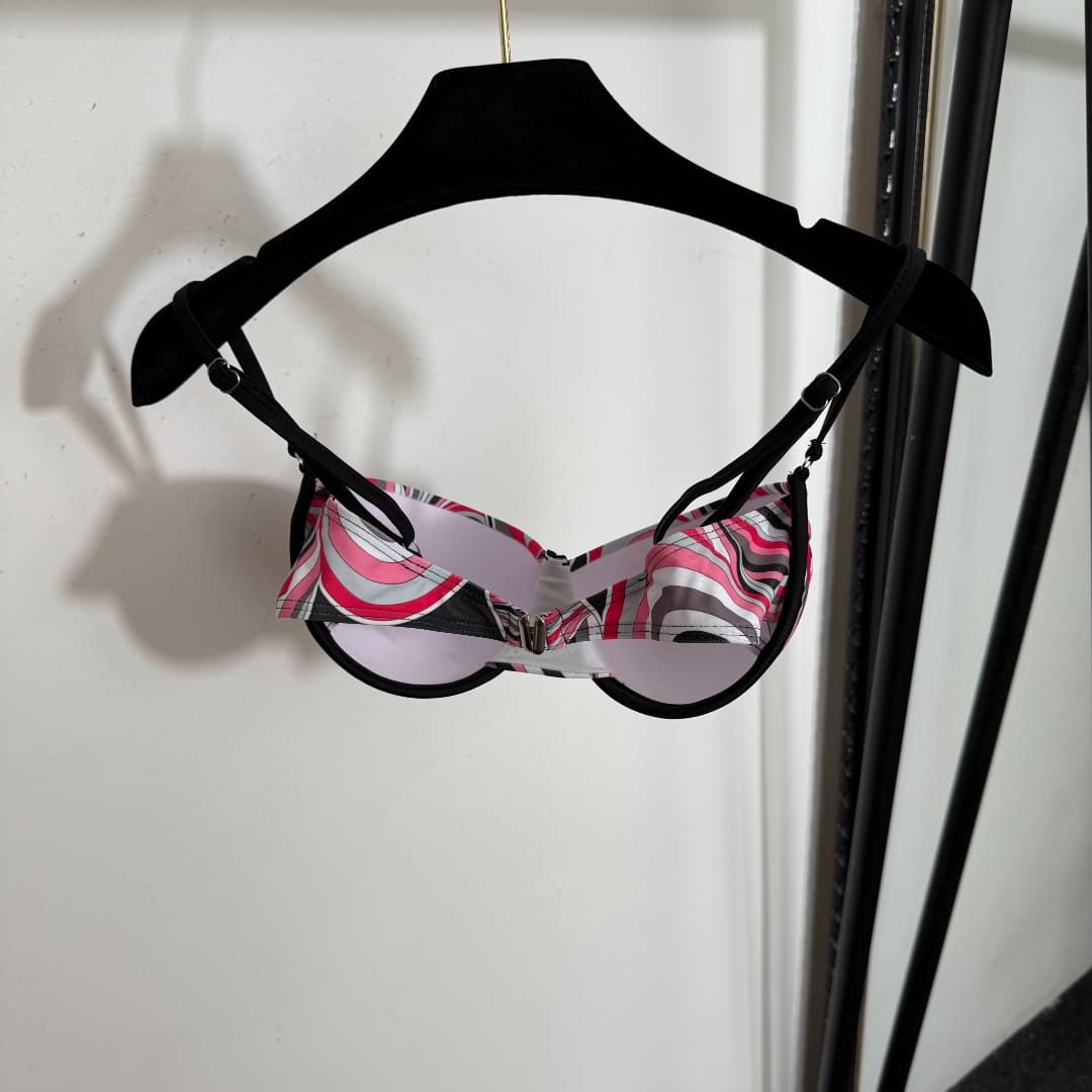 C24941 Order number: 20253755 Pucc*. New bikini set with separate pieces: bra + triangle underwear + high-waist skirt with hip coverage. Pink color, sizes S-XL. — image 3