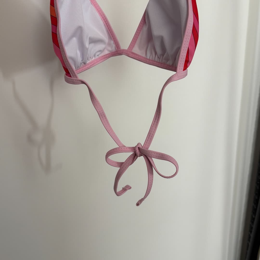 C24944 Item number: 20253913 Pucc*. New split bikini set, with straps and triangle underwear. Red color, sizes S-XL. — image 5
