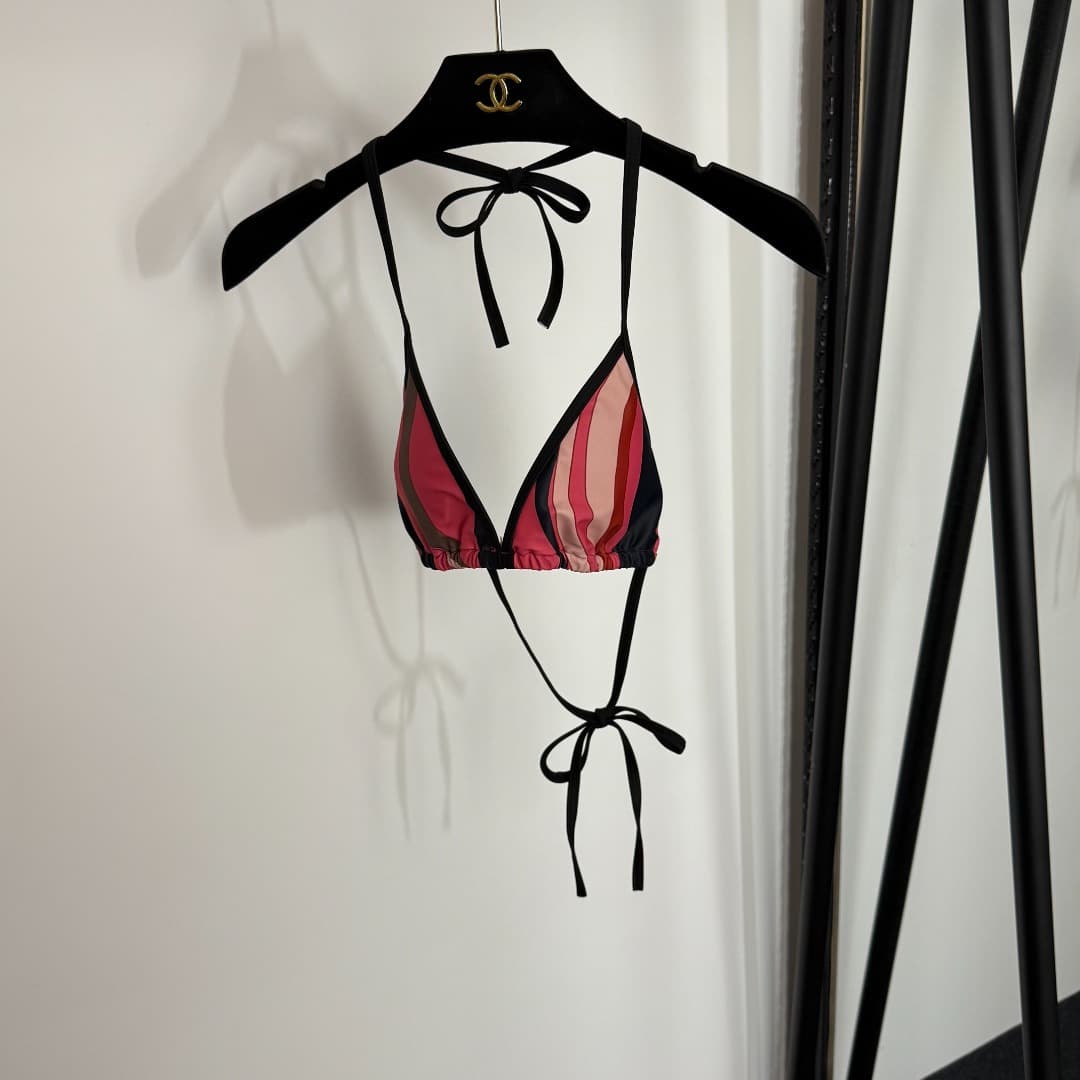 C24943 Item number: 20253916 Pucc*. New set of bikini outfits with straps and triangle underwear. Magenta color, sizes S-XL. — image 2