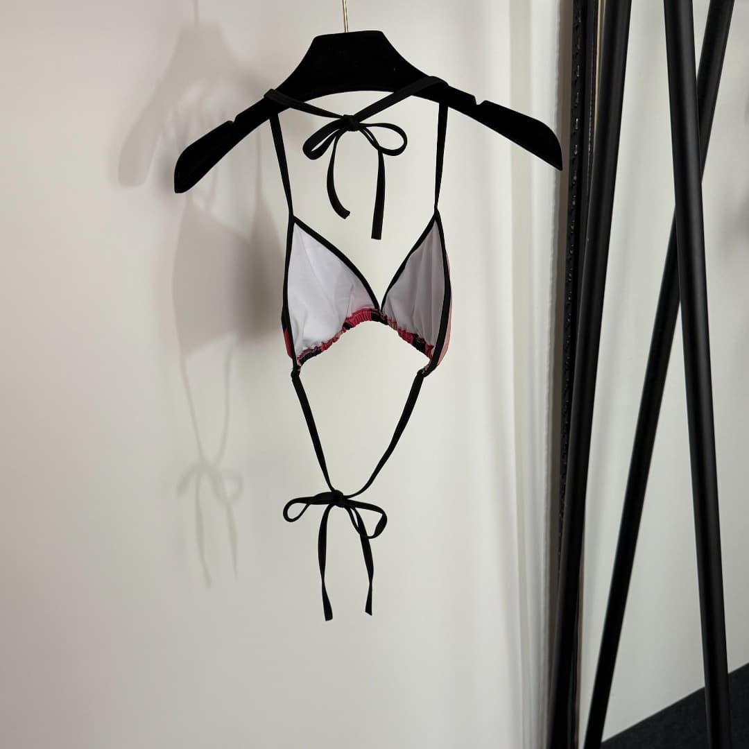 C24943 Item number: 20253916 Pucc*. New set of bikini outfits with straps and triangle underwear. Magenta color, sizes S-XL. — image 3
