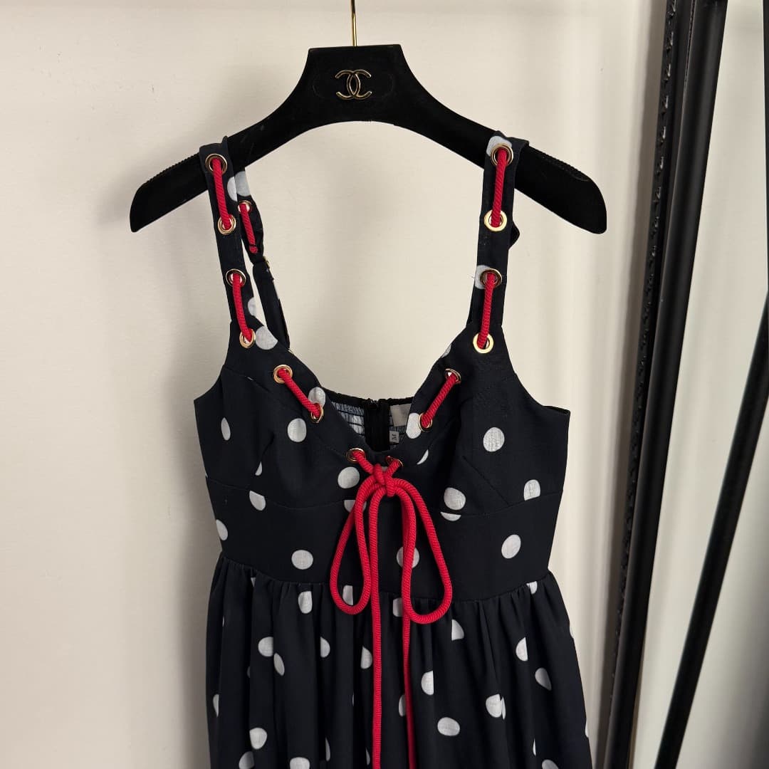 C18332 Item number: 20256733 Zimmermann* New model – resort-style dress with appliqué patterns and tie-like straps. Long dress, black color, sizes S-XL. [Size M: Elasticity at bust: 82; elasticity at waist: 70; length: 121; Weight: 0, 700kg] — image 2