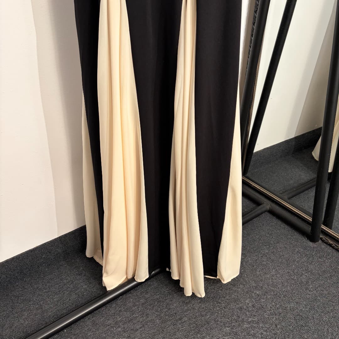 C18247 Item No. 20263978 Zimmermann* New model, mixed colors, pleated, flowing skirt dress. Long skirt, black, S-XL. [S size: elasticity at the bust, 76; length, 137; weight, 0, 855kg] — image 3