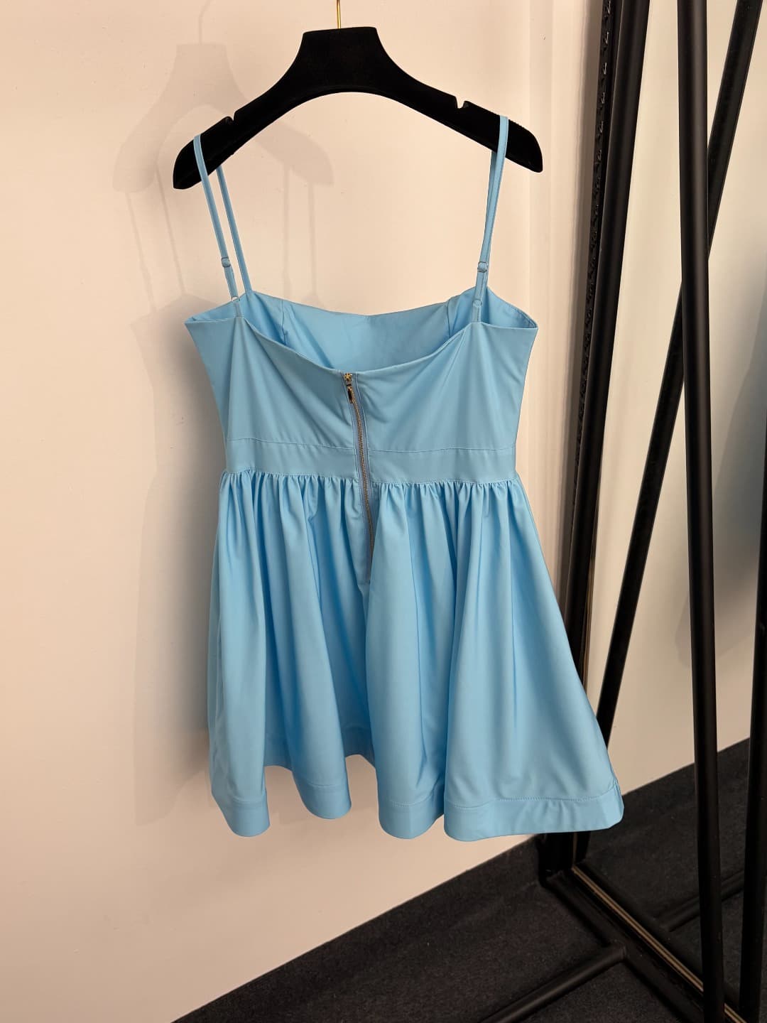 C18296 Style code: 20264841 Zimmermann* New floral-patterned strap dress. Short skirt, white, yellow, sky blue. S-XXL. [Size M: bust 86, waist 76, length 67; Weight: 0, 435kg] — image 6