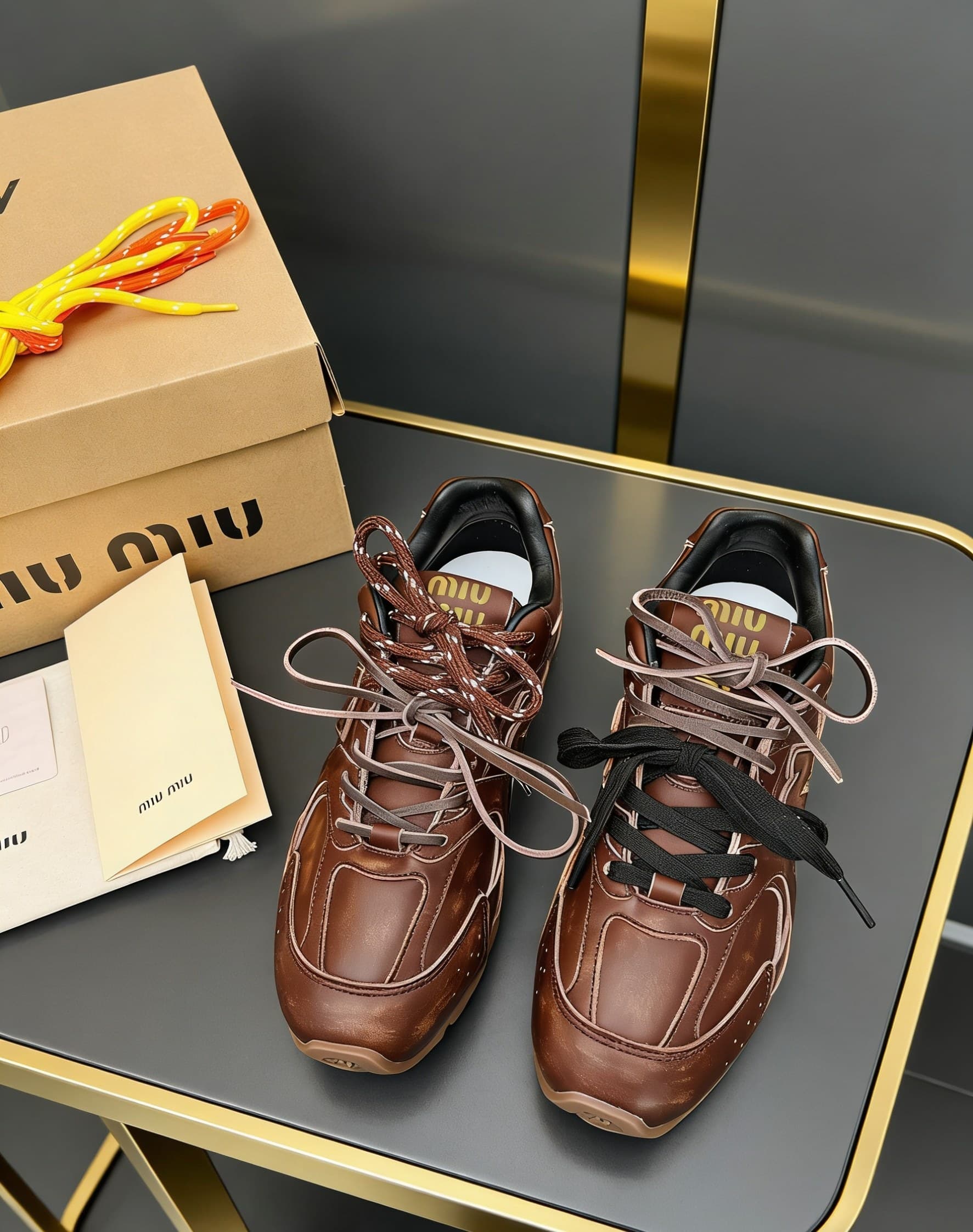 D10668 MiuMiu x New Balance collab model NB530👫 Couple’s edition, casual and athletic shoes, Adidas-style shoes, Converse-style shoes — image 2