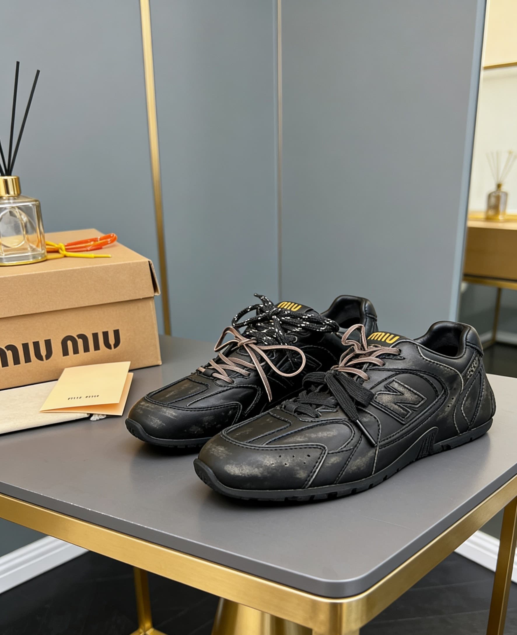 D10667 MiuMiu x New Balance Collaboration model NB530👫 Couple’s edition, casual and sports shoes, Adidas-style shoes, Converse-style shoes — image 2