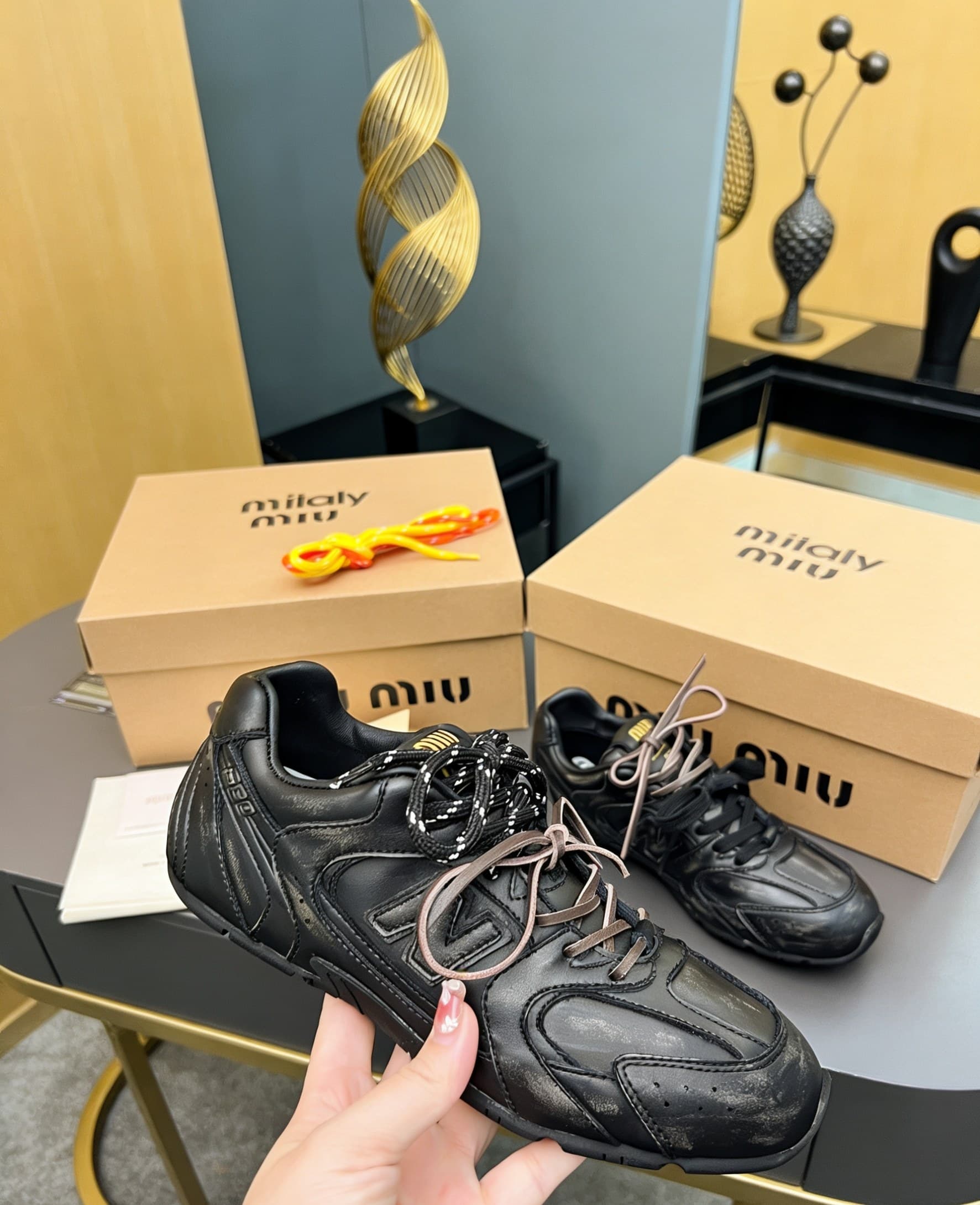 D10667 MiuMiu x New Balance Collaboration model NB530👫 Couple’s edition, casual and sports shoes, Adidas-style shoes, Converse-style shoes — image 7