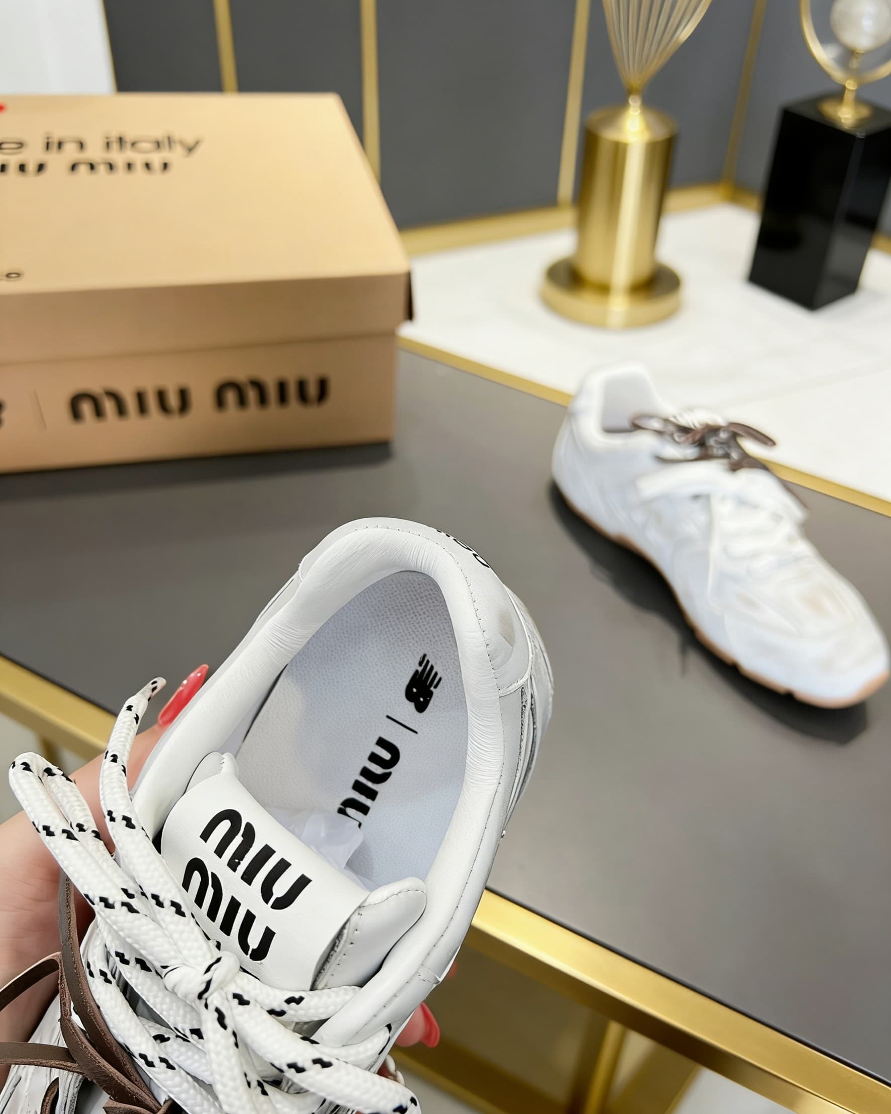 D10666 MiuMiu x New Balance Collaboration Model NB530👫 Couple’s edition, casual and athletic shoes, Adidas-style shoes, sneakers — image 3