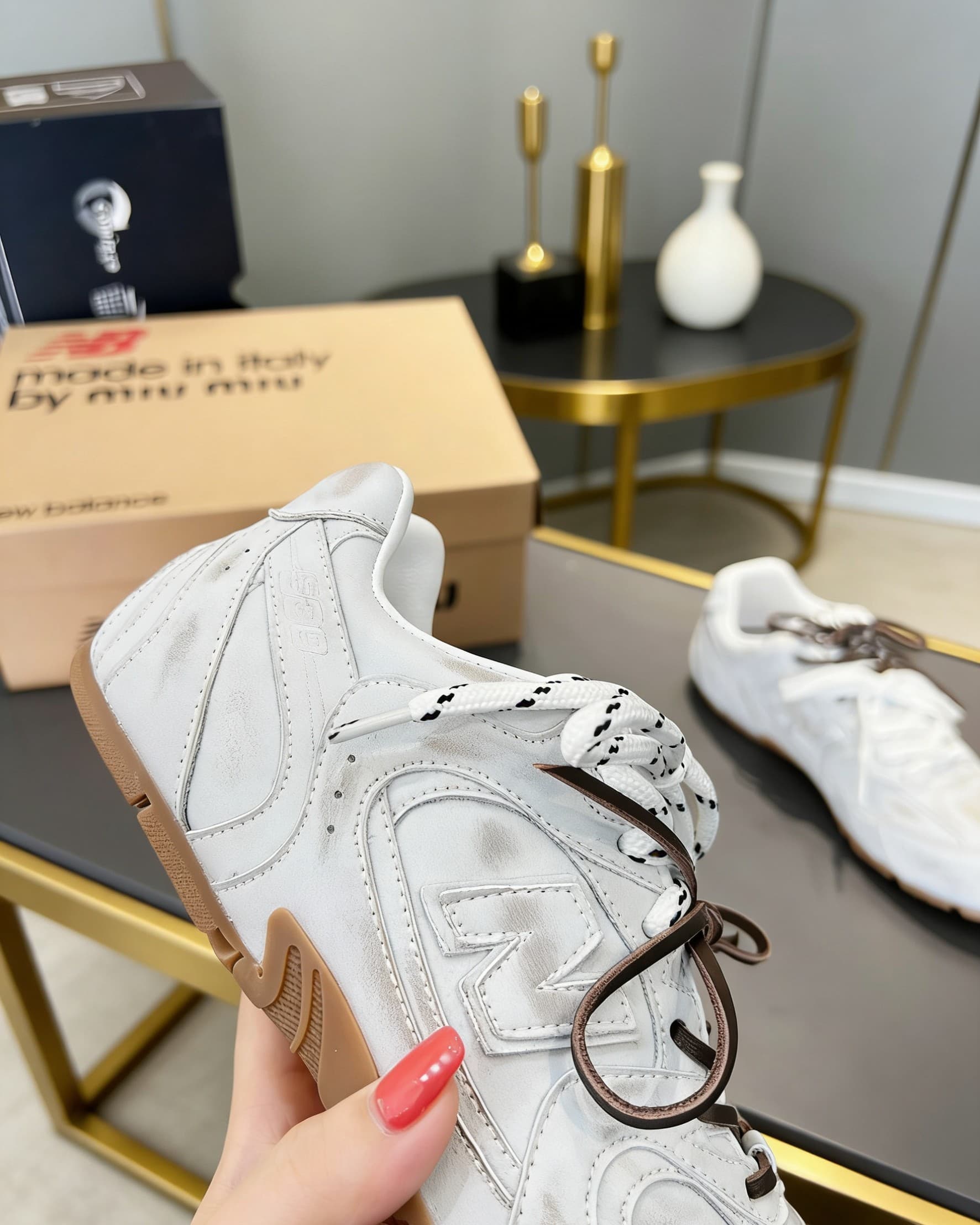 D10666 MiuMiu x New Balance Collaboration Model NB530👫 Couple’s edition, casual and athletic shoes, Adidas-style shoes, sneakers — image 2