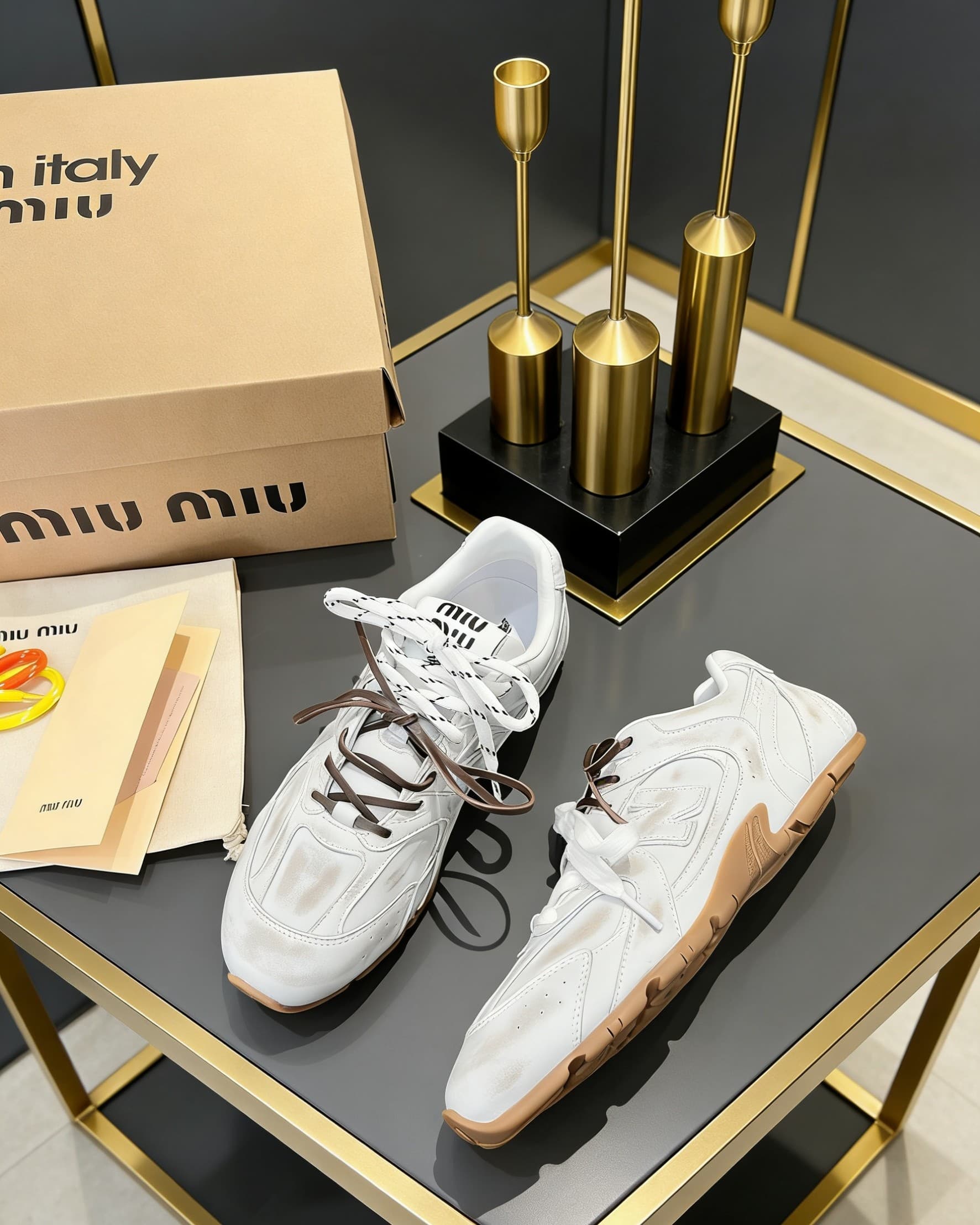 D10666 MiuMiu x New Balance Collaboration Model NB530👫 Couple’s edition, casual and athletic shoes, Adidas-style shoes, sneakers — image 5