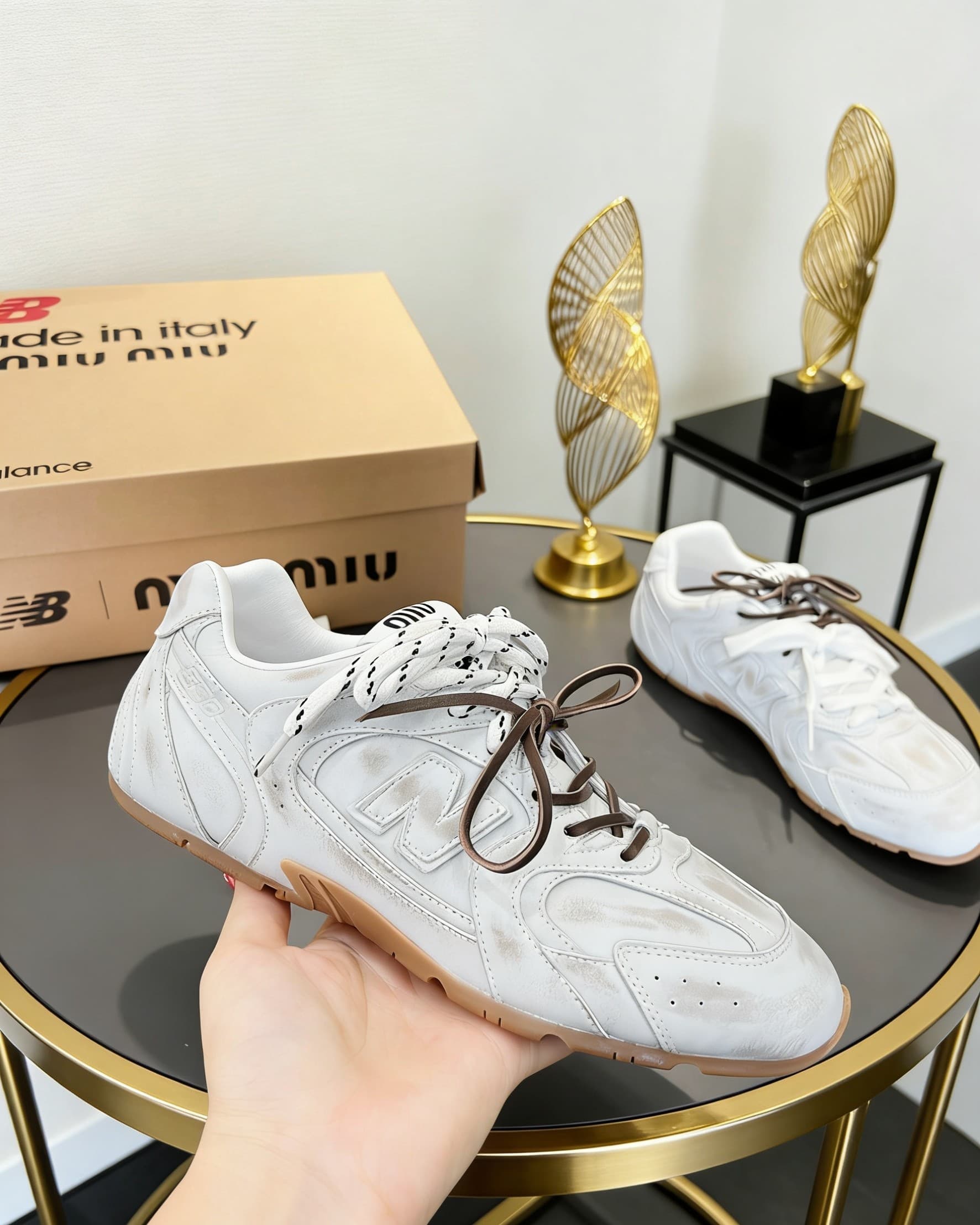 D10666 MiuMiu x New Balance Collaboration Model NB530👫 Couple’s edition, casual and athletic shoes, Adidas-style shoes, sneakers — image 7