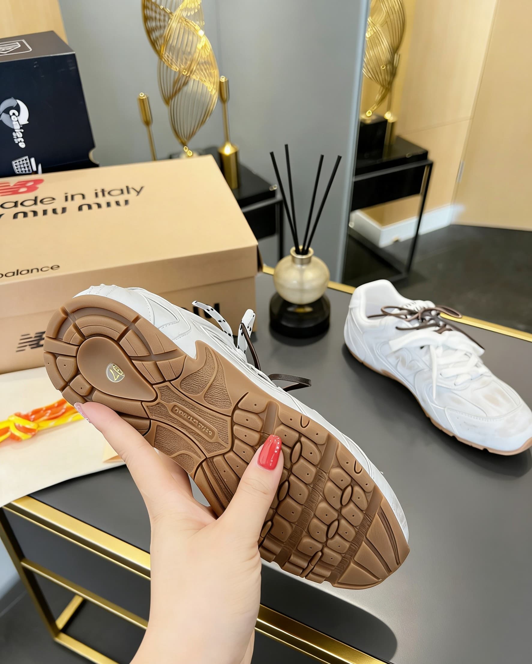 D10666 MiuMiu x New Balance Collaboration Model NB530👫 Couple’s edition, casual and athletic shoes, Adidas-style shoes, sneakers — image 6